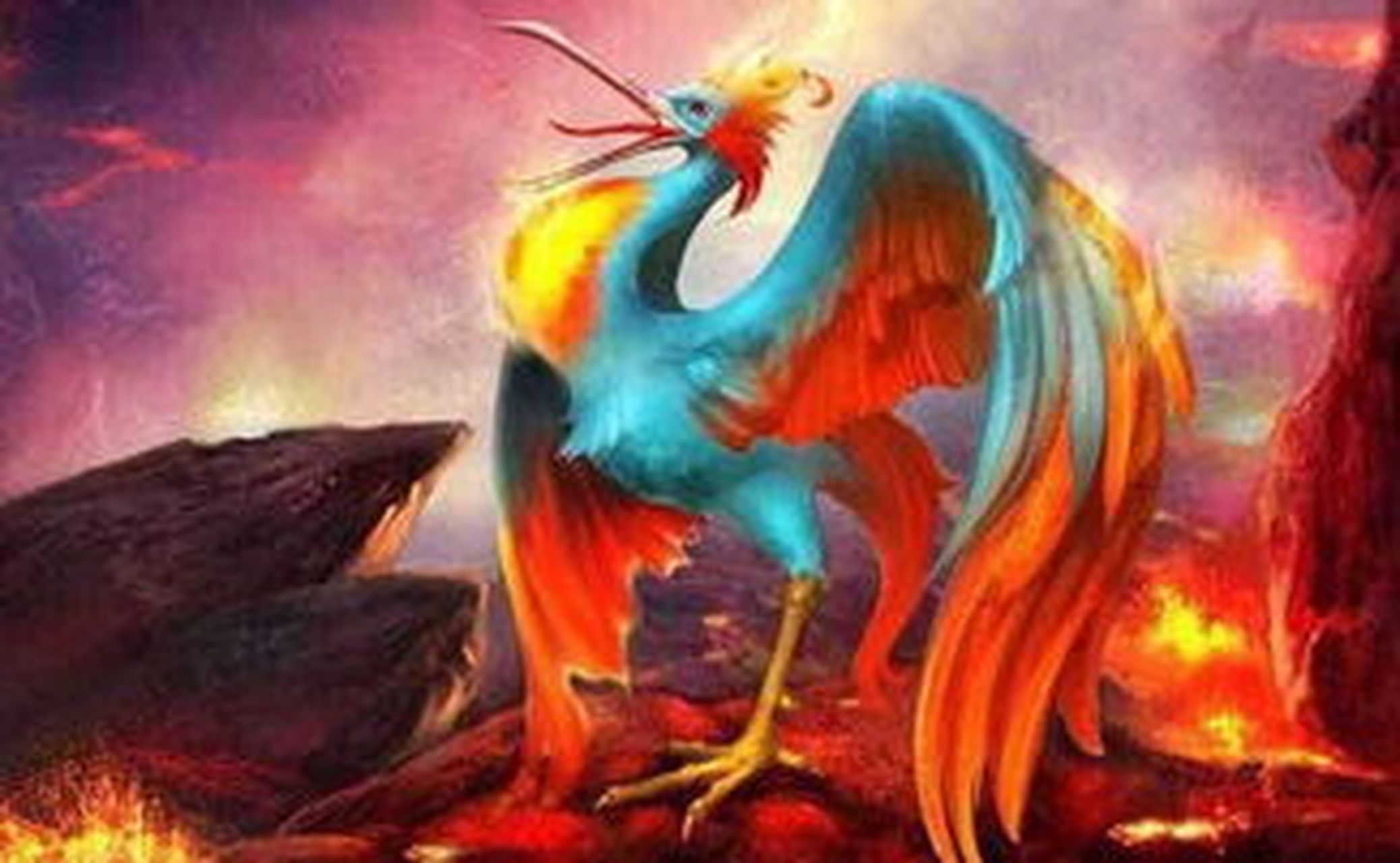 《山海经》中有哪些异兽 【毕方】一种鸟,型状如鹤,一足,有红色的纹和