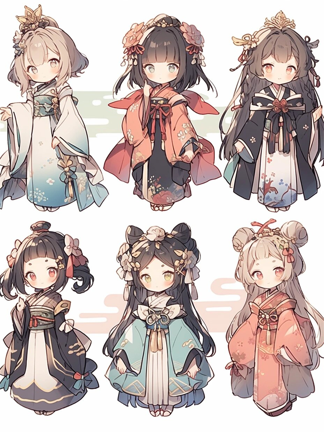 人设素材古风女孩  这些古风女孩的人设素材,每一个都充满韵味和故事