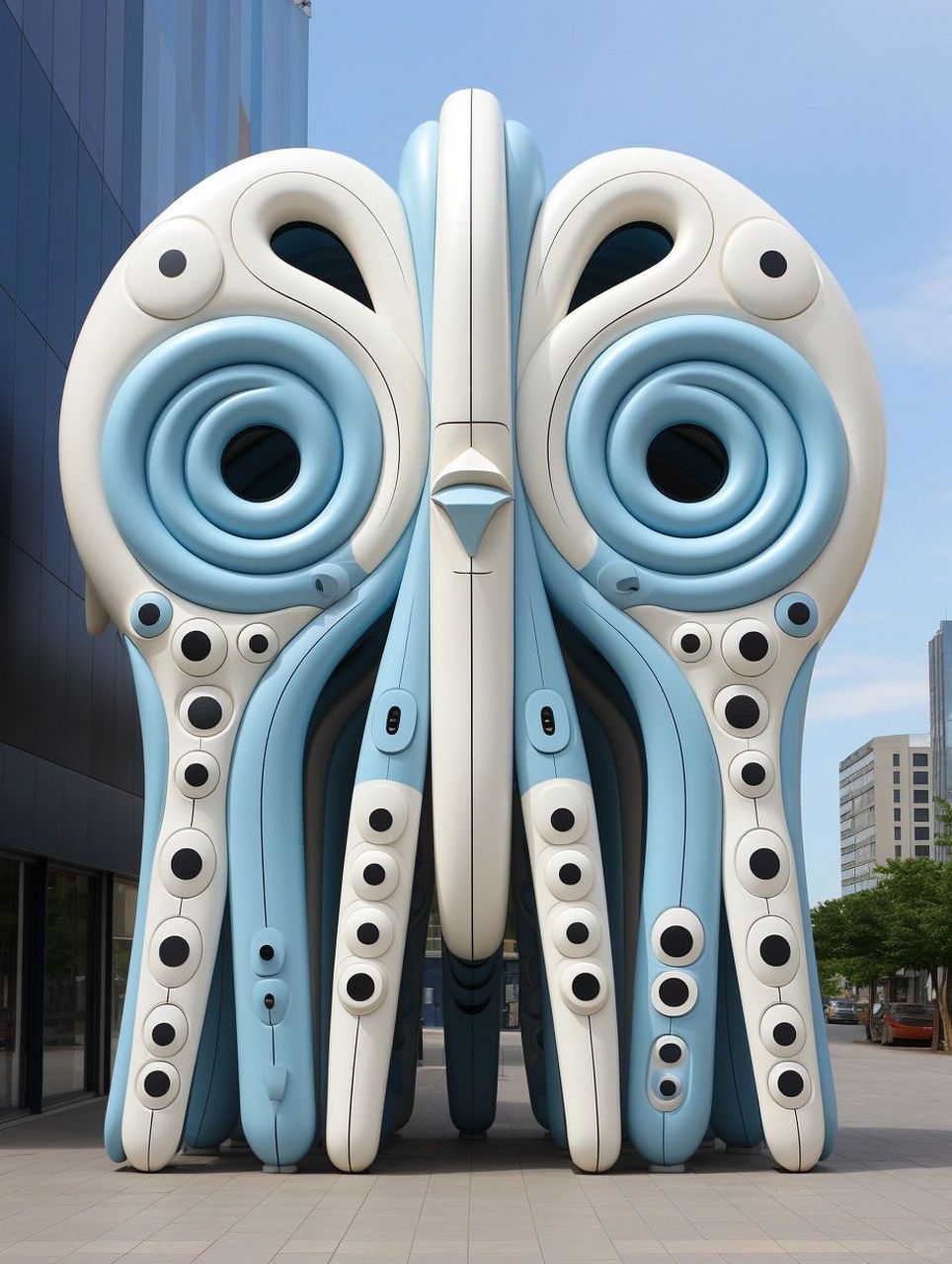 有趣的midjourney异形建筑 8215无意间describe出来,分享给大家