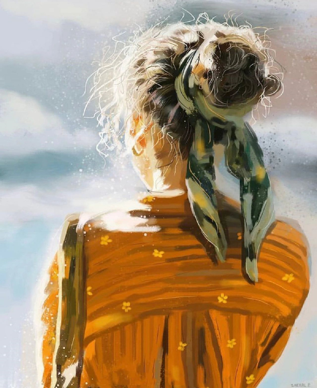 怀旧美好,温柔光影里的人 96插画师996996snehal pendurkar