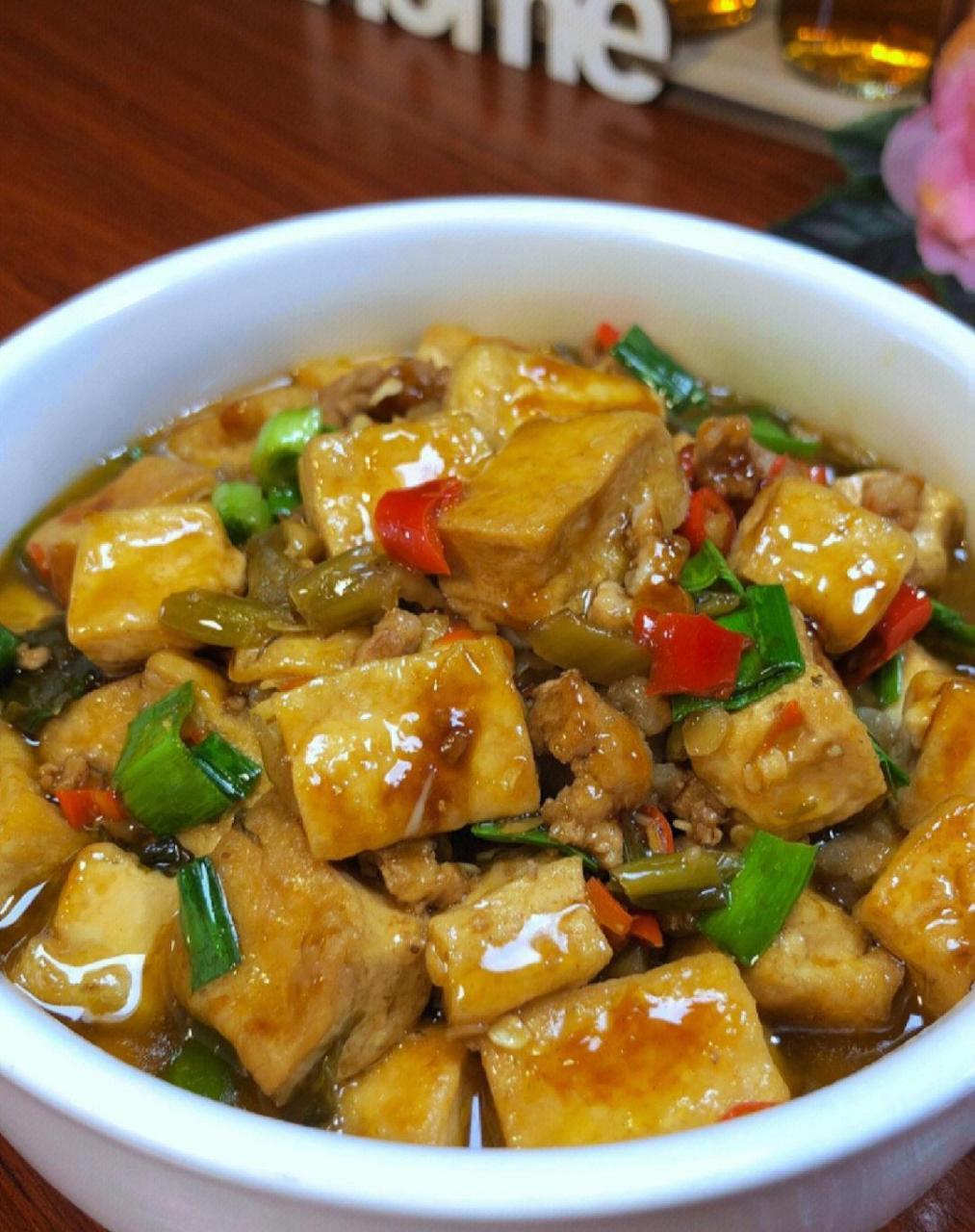 香辣肉末酸菜豆腐,这么做巨巨巨好吃!