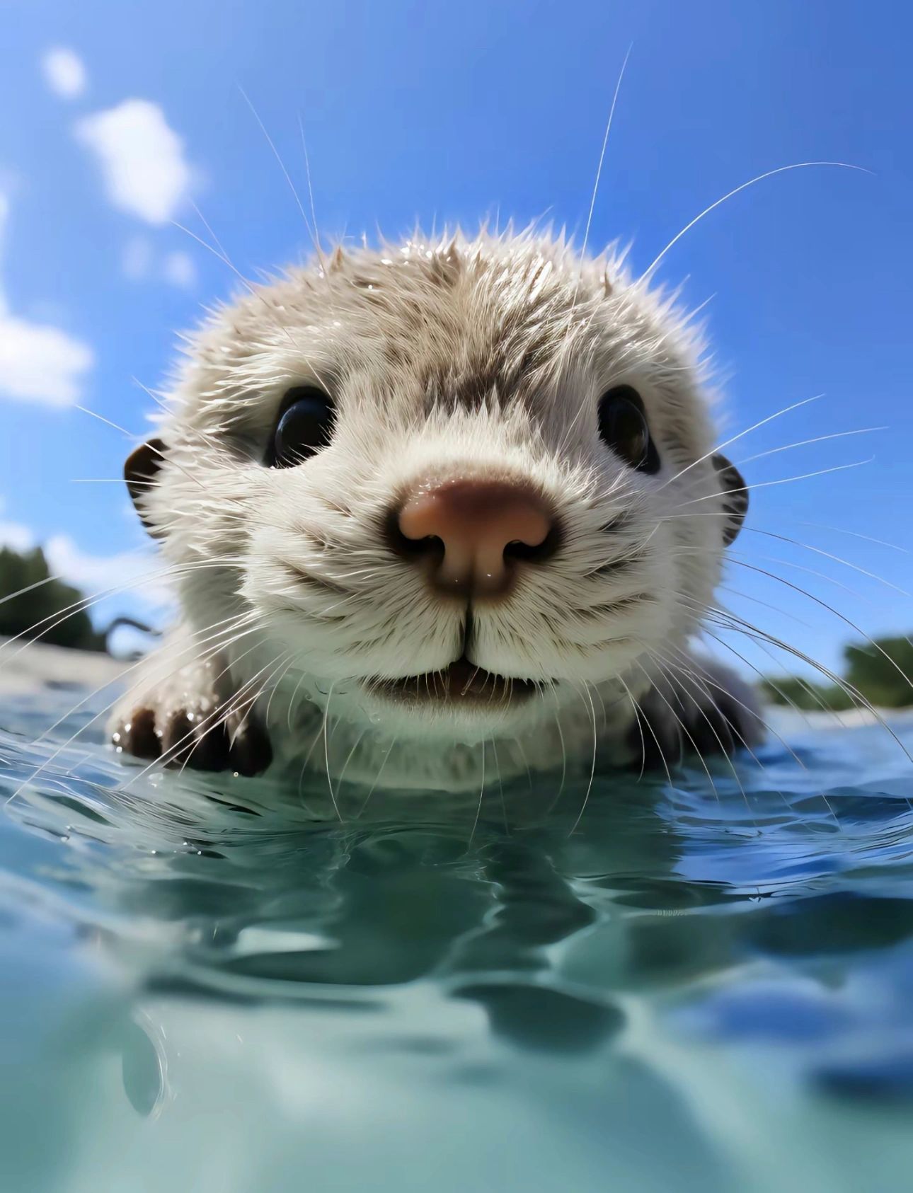水獭又称獭猫鱼猫