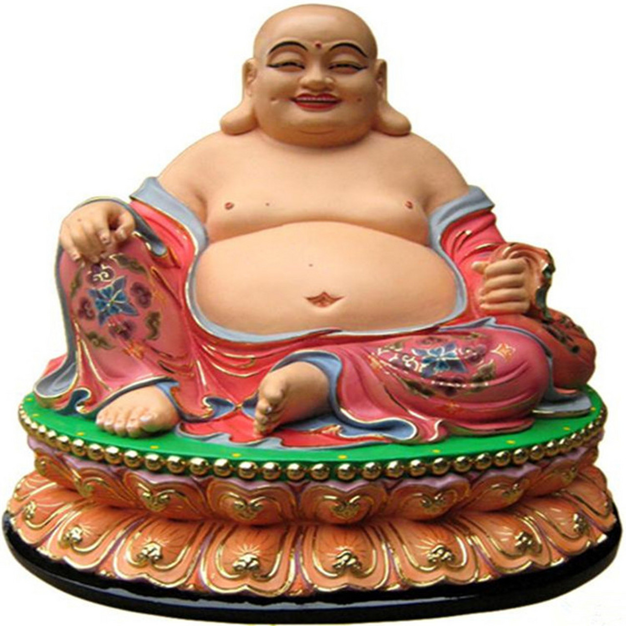 景区3米紫铜大肚弥勒佛像 铜贴金弥勒佛摆件 精美彩绘弥勒佛铜像 户外