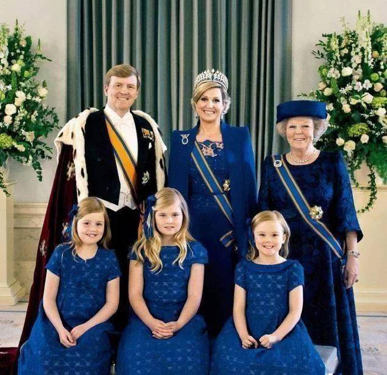 荷兰王国历代国王图片