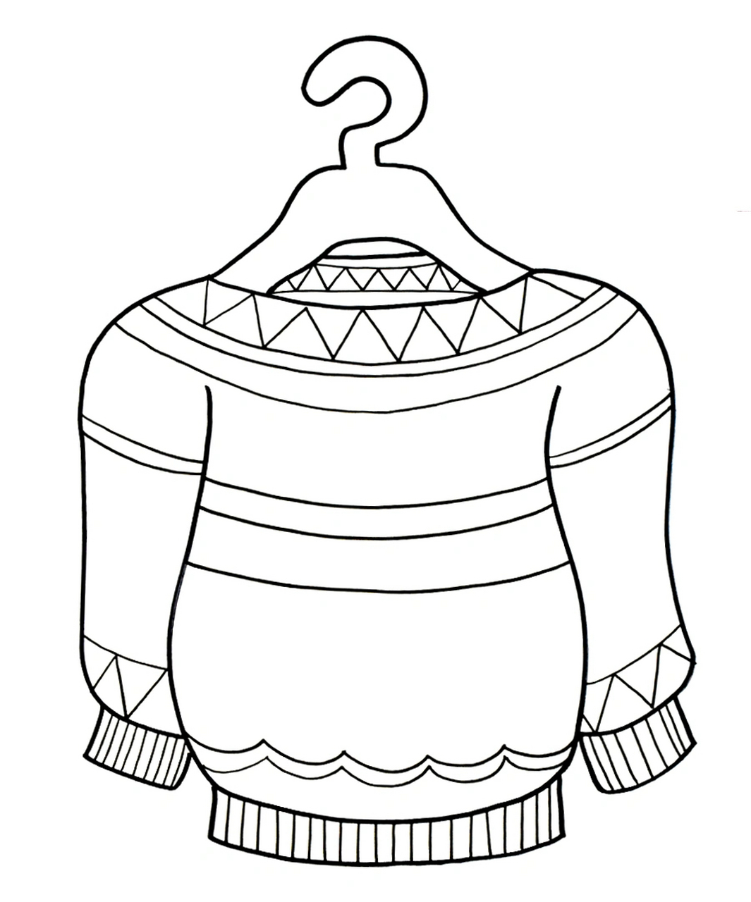 儿童画教学,一件温暖的毛衣 1,培养学生从生活中寻找绘画题材和发现美