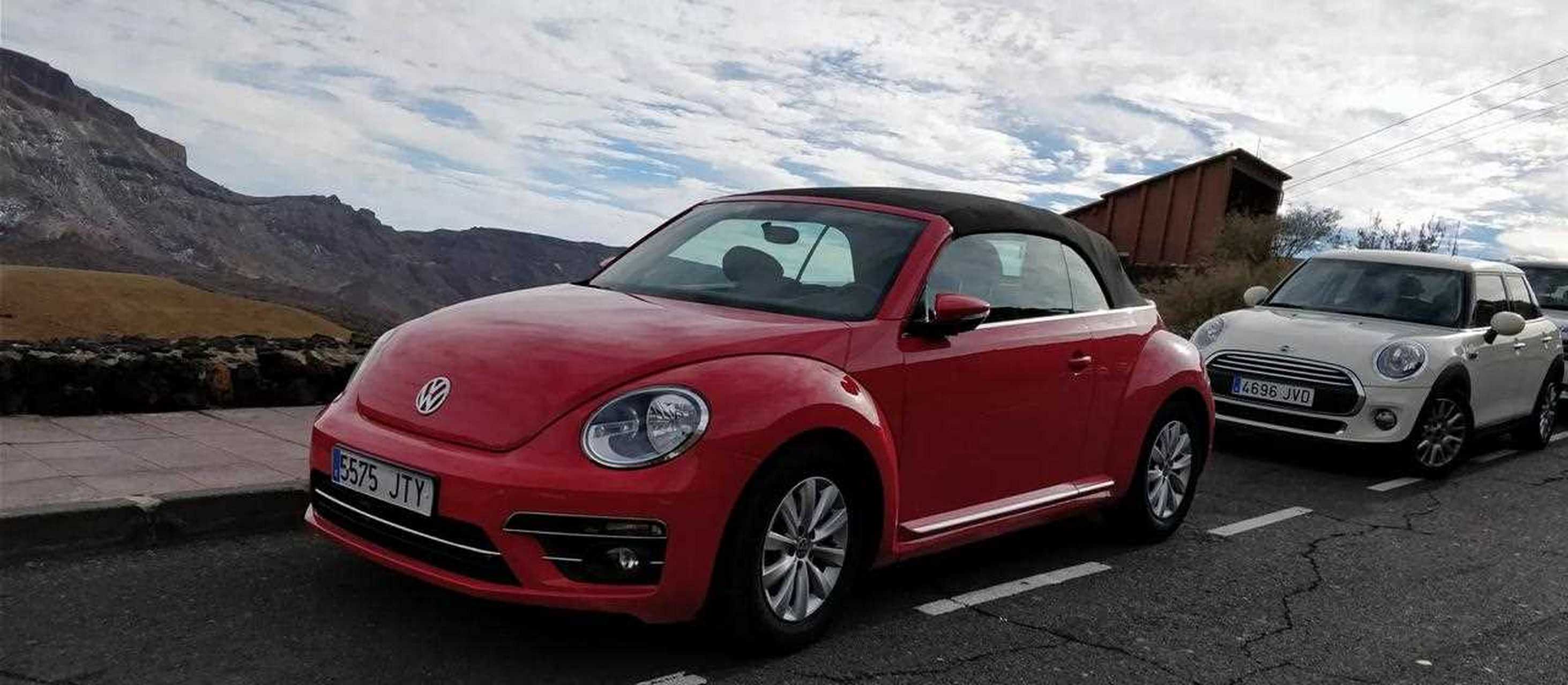 新年要是能开回家新款红色敞篷甲壳虫过年,多好啊.