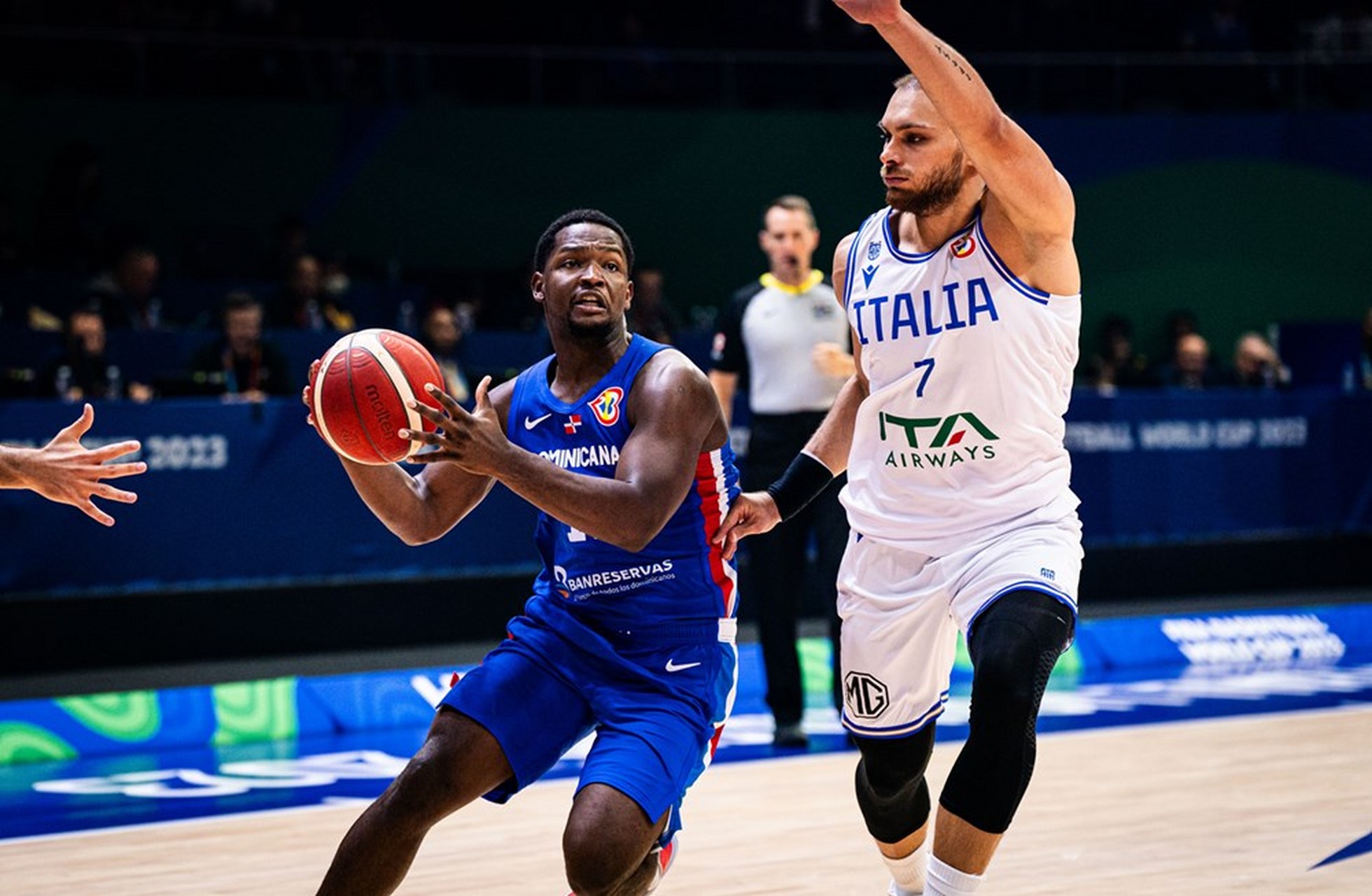 年国际篮联篮球世界杯继续进行,小组赛a组:意大利男篮vs多米尼加男篮