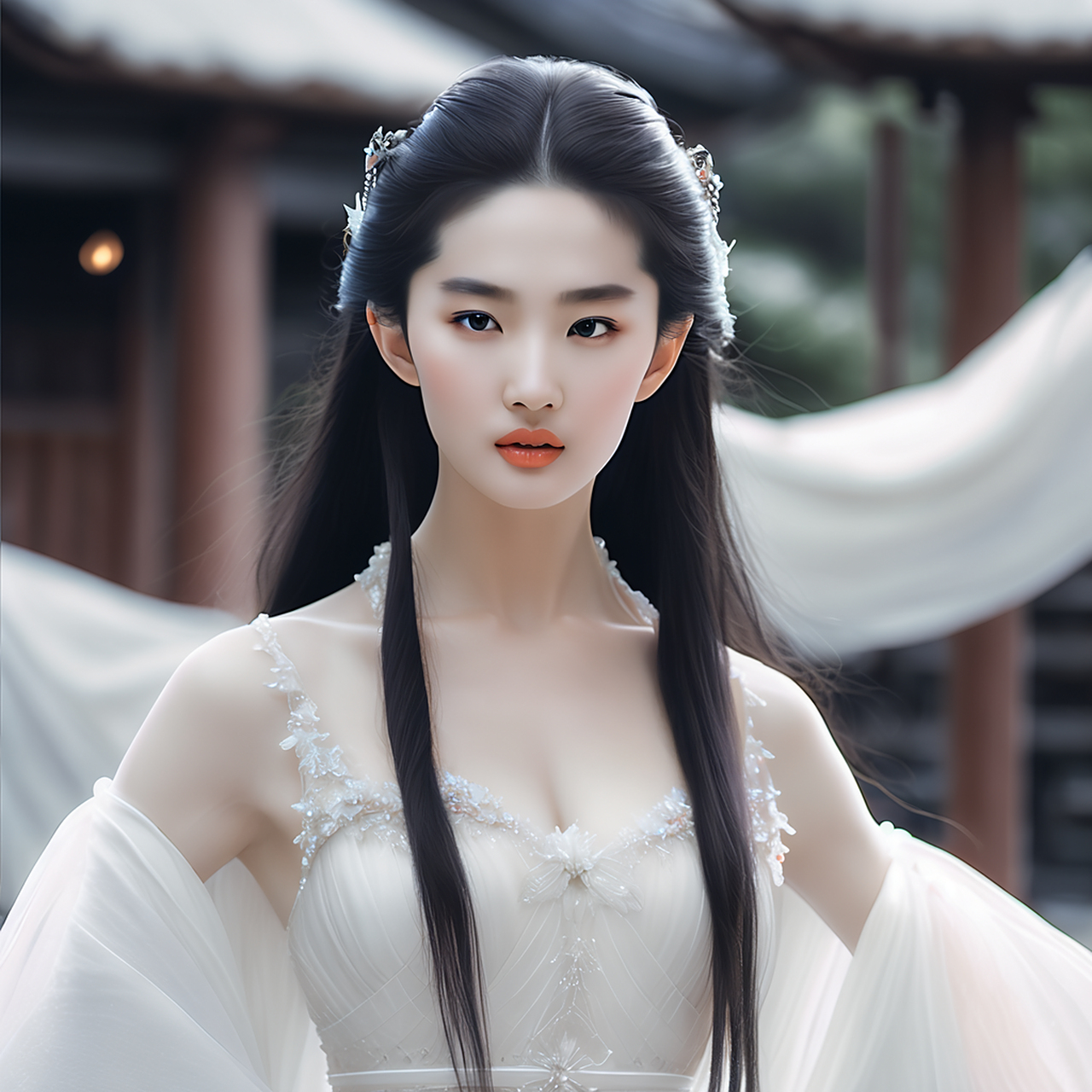 ai作画 ai理解的刘亦菲版妲己 感觉带点仙不够妖 #刘亦菲# #动漫壁纸