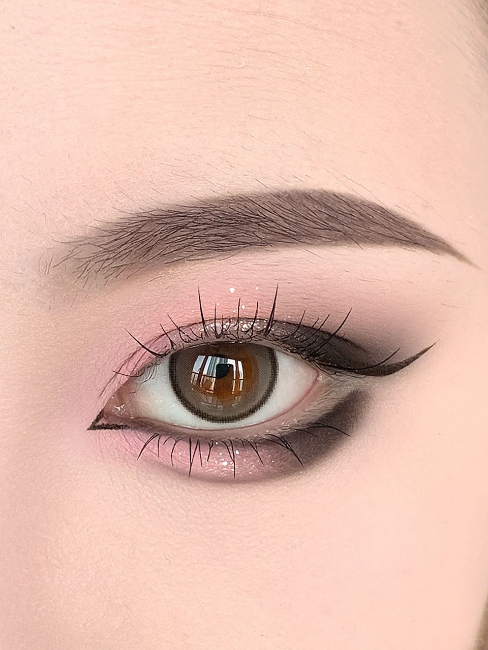 y2k甜辣芭比blackpink黑粉撞色女团眼妆 试了一下黑