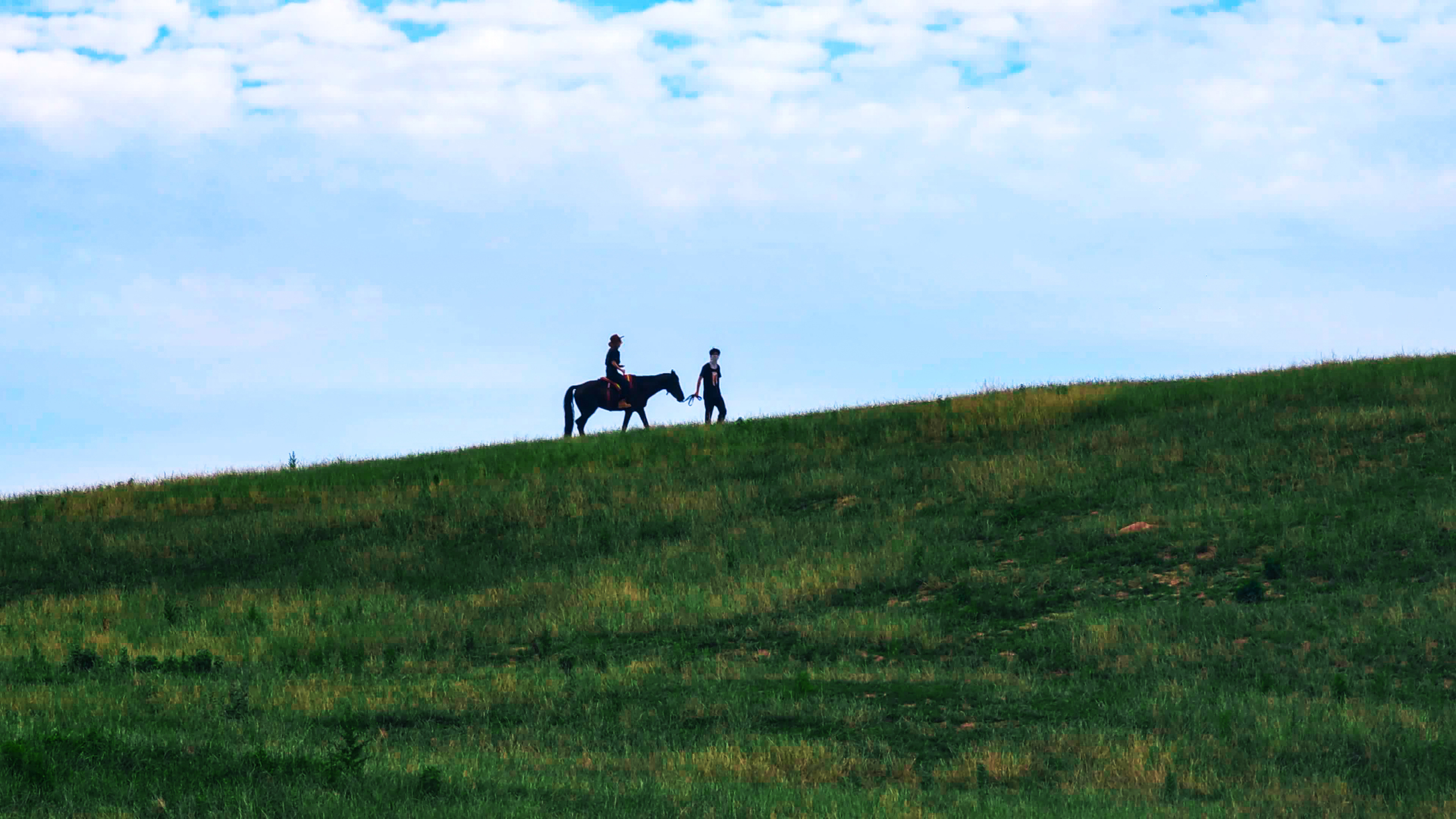 【马头琴声响起,登上伏羲山小马高原】 骑上骏马,重