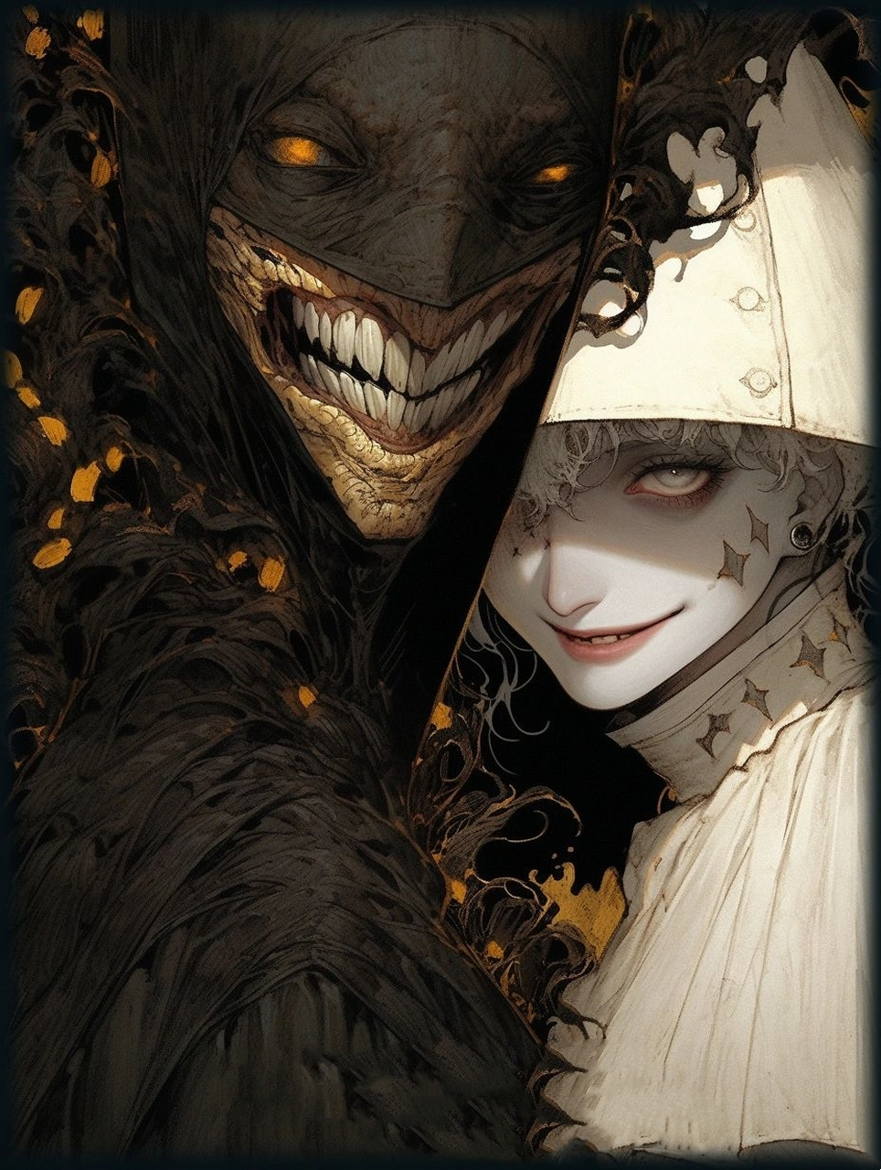 "信仰的灯熄灭了,但在恶魔的怀抱中,我找到了光明