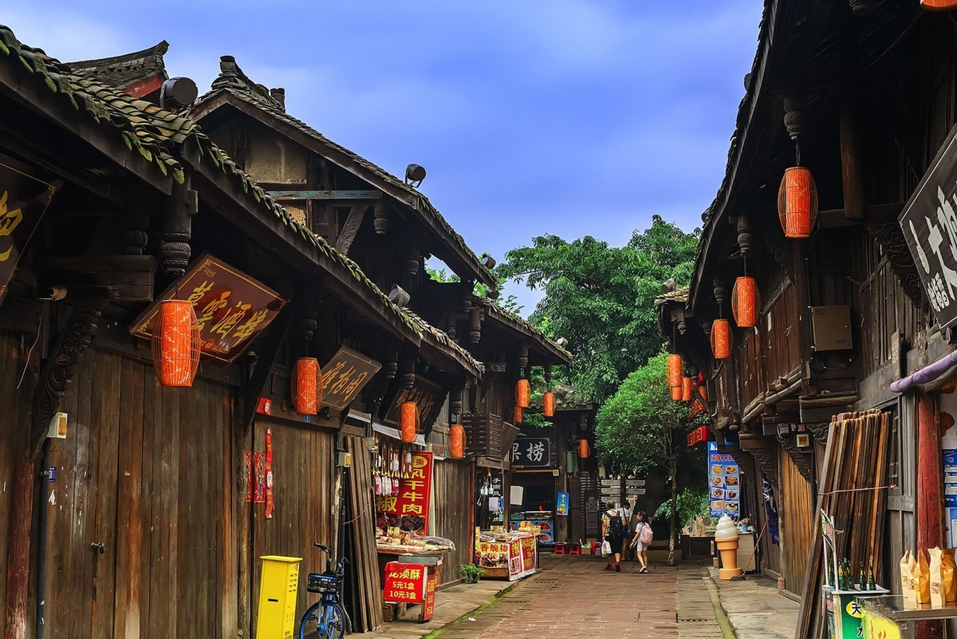 "远离城市的喧嚣,来一场放松旅行98 平乐古镇,位于四川省成都市邛崃