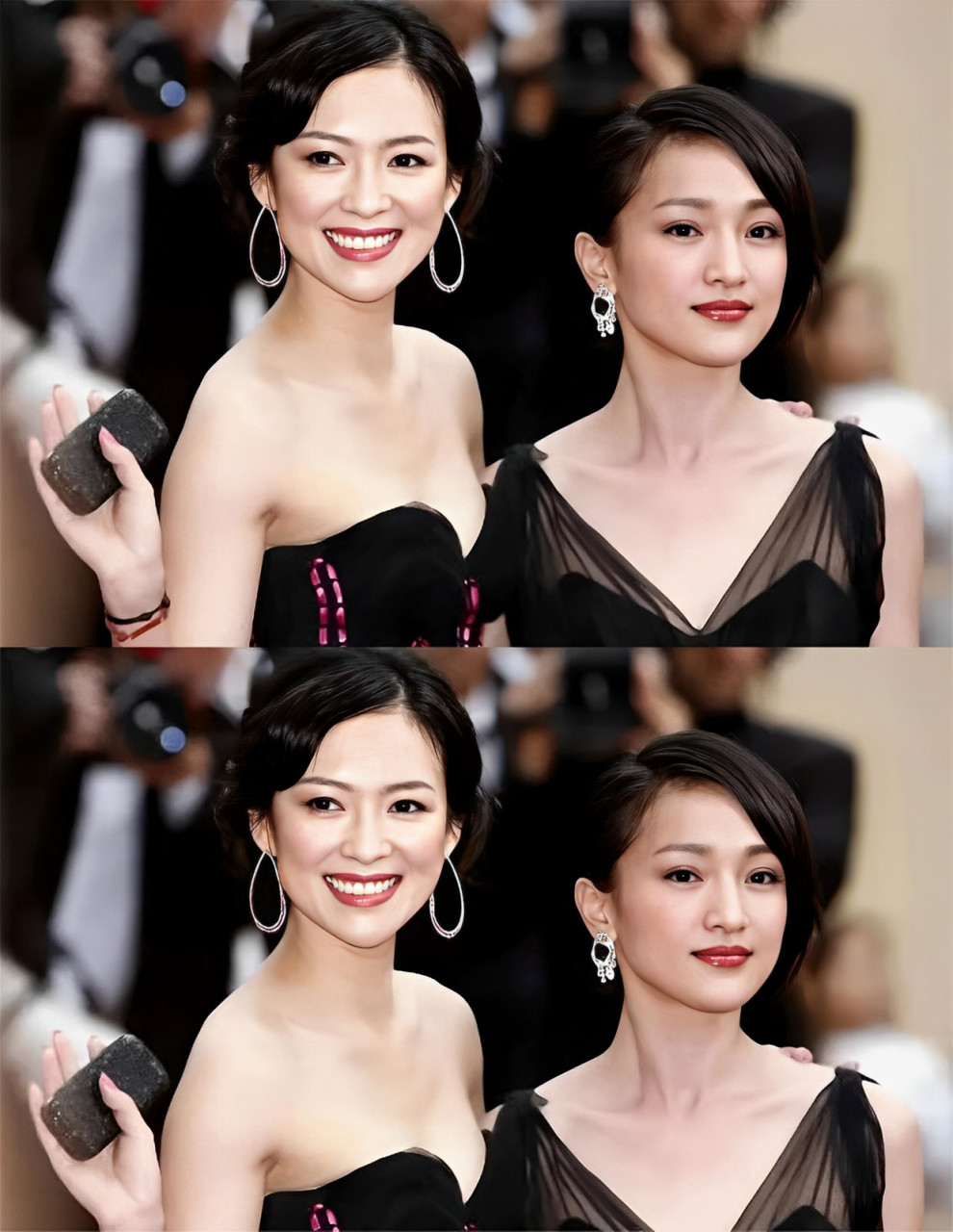 周迅和章子怡同台,各有各的美,真是高光时刻.