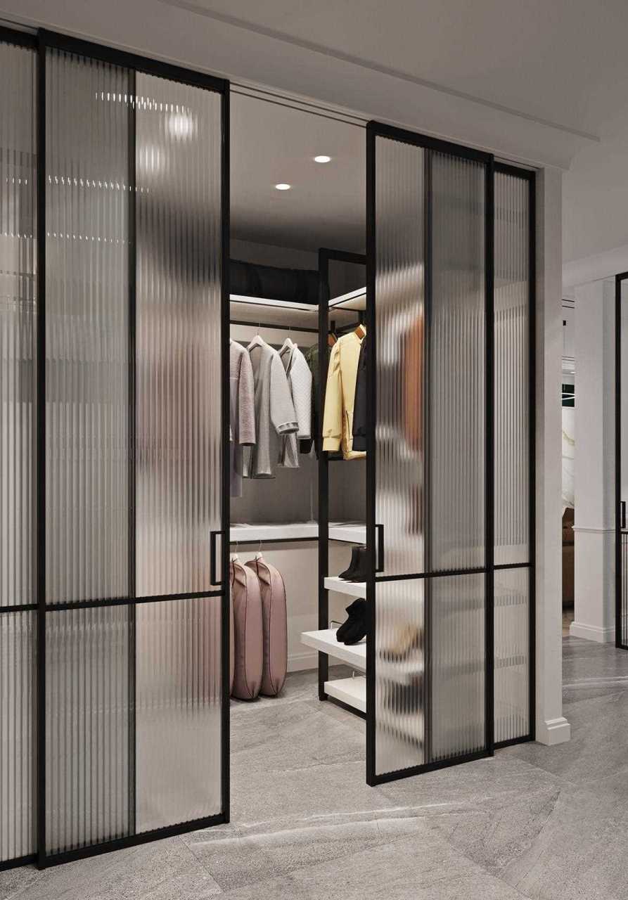 还是极窄长虹玻璃门隔断靠谱蹭蹭给我隔出一间衣帽间!