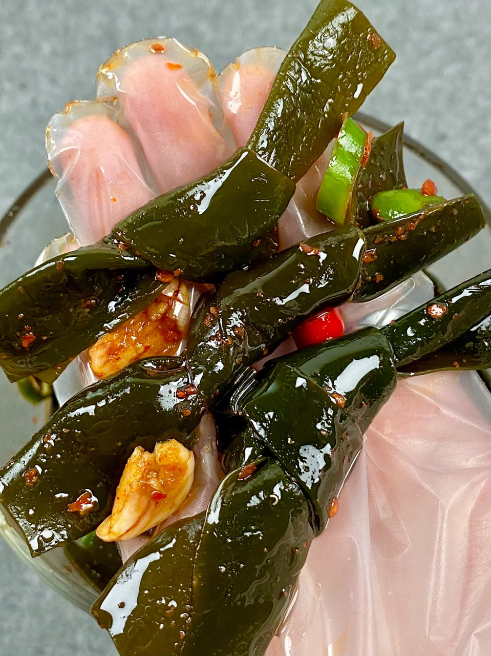 这样做的凉拌海带结酸辣过瘾,嘎脆,嘎喜欢😍