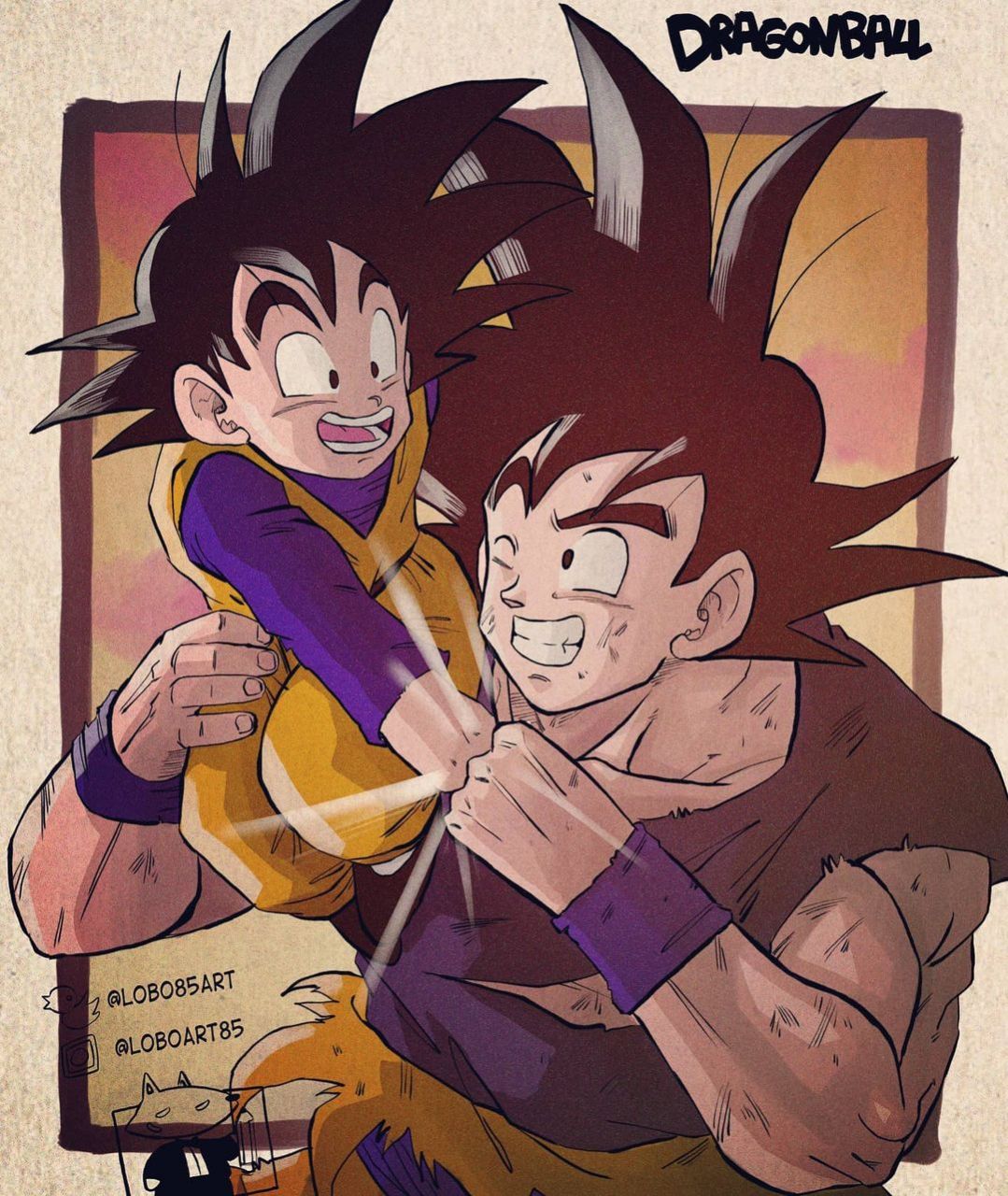 悟空和悟天,你能分出来吗?#龙珠