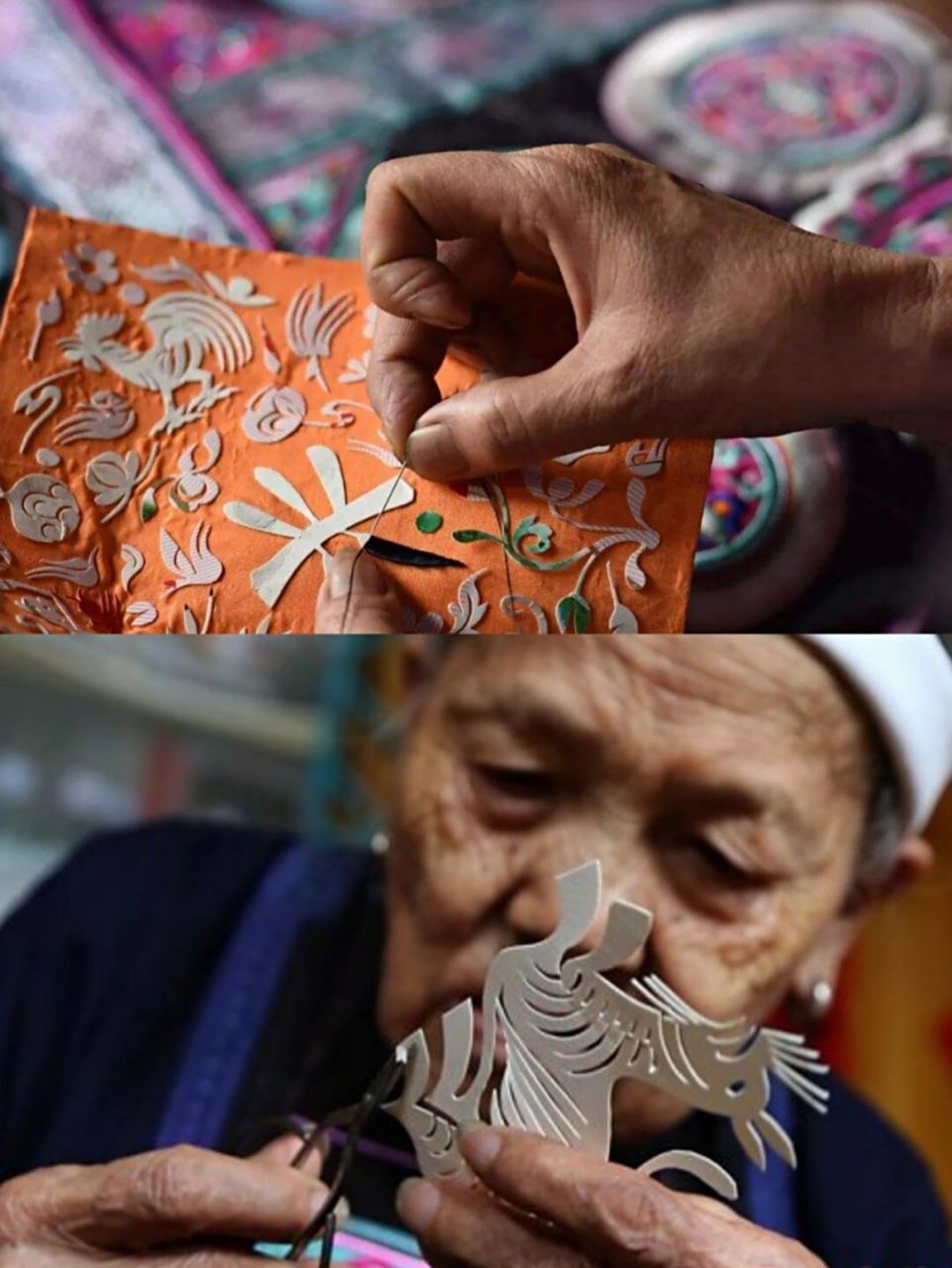 侗族非遗文化独特的侗绣