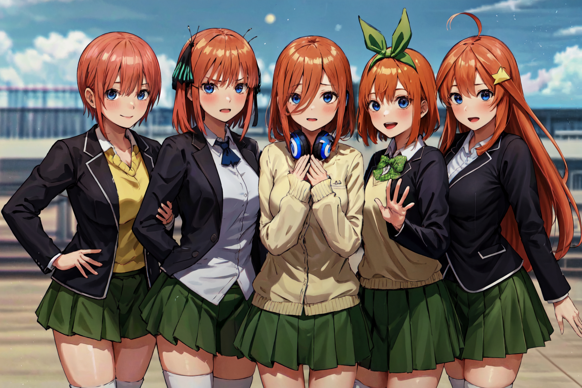 典型的五胞胎[偷笑] #五等分的新娘