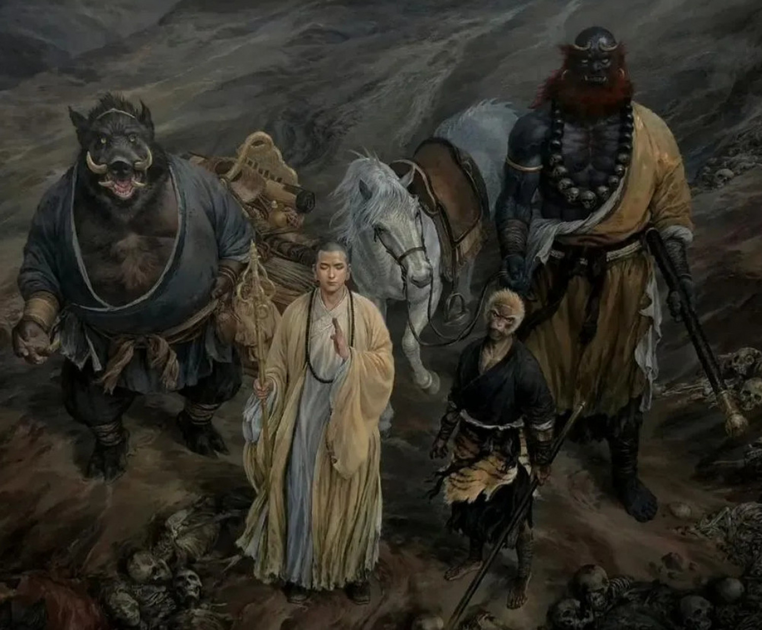 如果《西游记》按原著拍,师徒四人的真实面目应该是这样的!