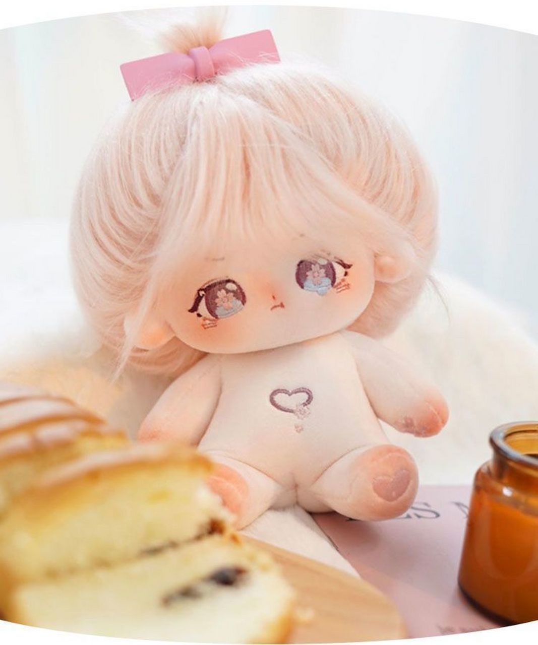 棉花娃娃屋# 长发樱嘤怪棉花娃娃公仔女孩厘米裸娃衣服正版