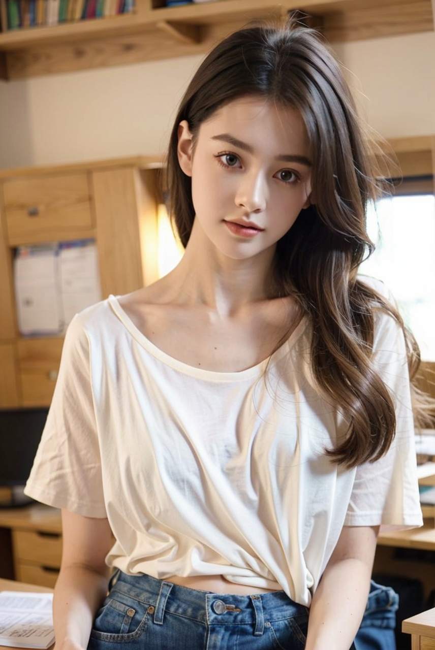 校园风清纯美少女写真图集,欧美女生艺术照#美女# #养眼美女# #学生装