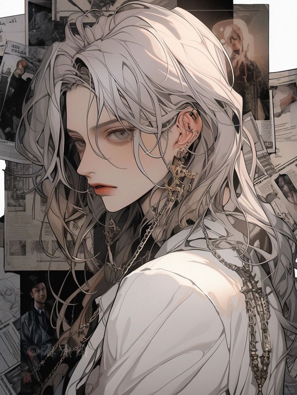 动漫男生头像 这人生的代价很高,拼一场白发如雪,换一场命运的洒脱与