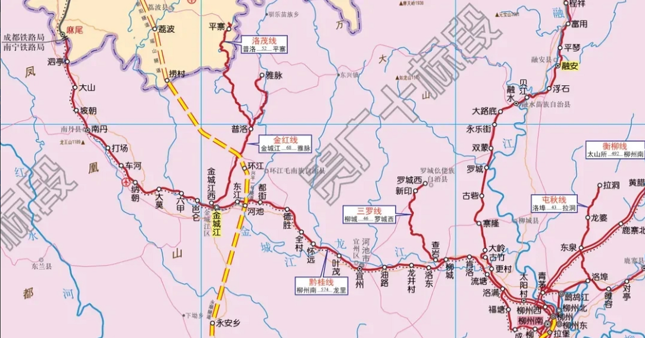 好消息,黔桂铁路改造并增建二线工程将于2024年开工建设,改造后的黔桂