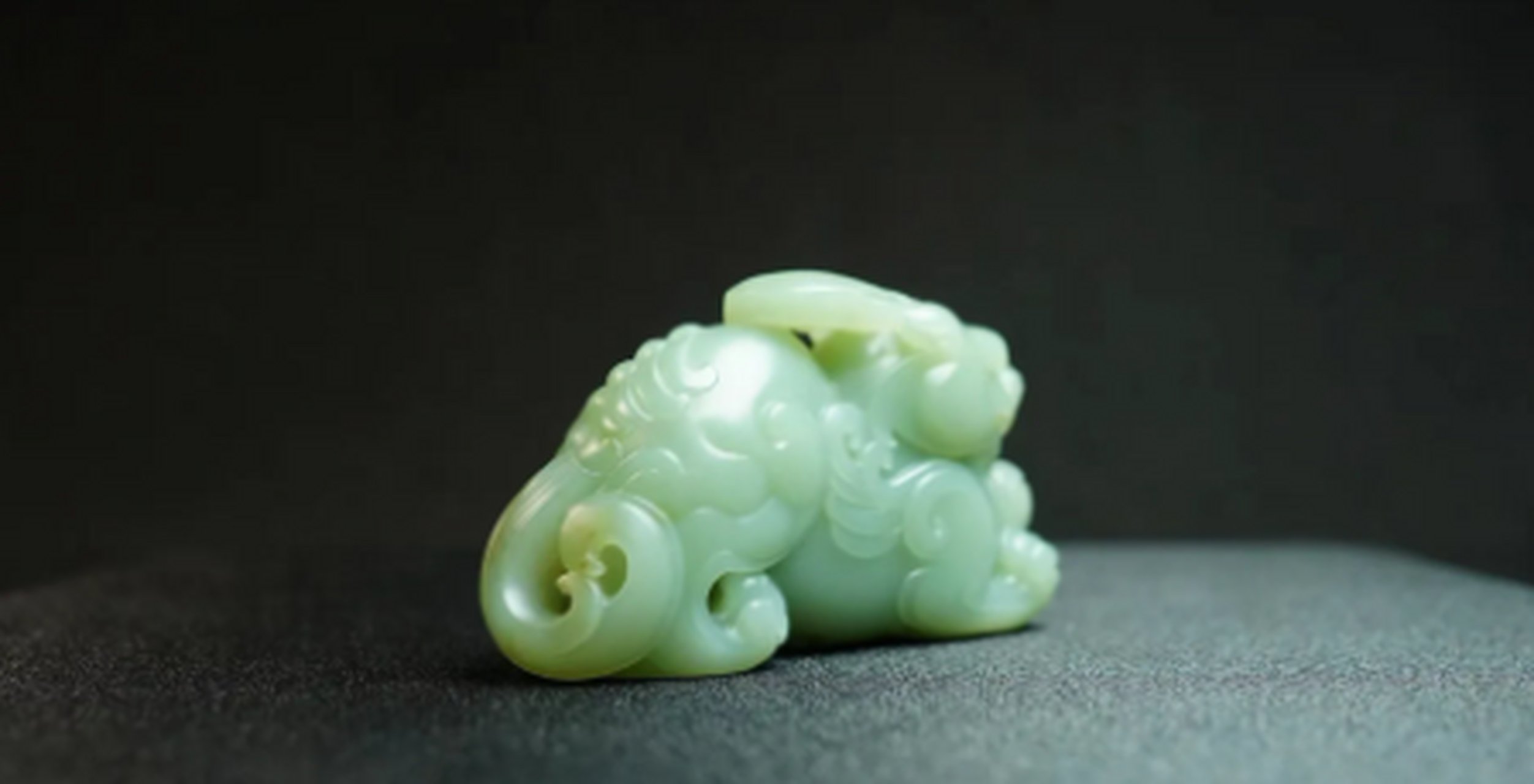 看直播##和田玉#和田玉碧玉粉青 貔貅 摆件&手把件甄选优质高品玉料