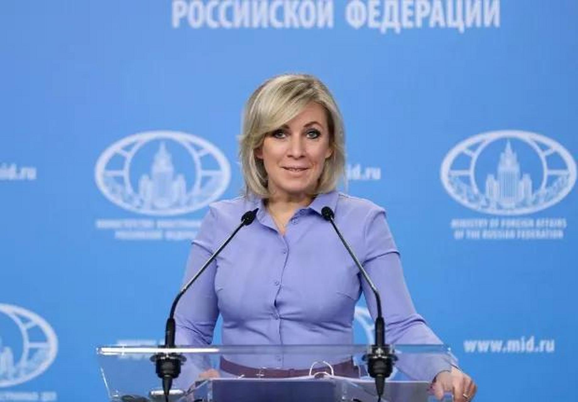 俄罗斯外交部发言人扎哈罗娃美照