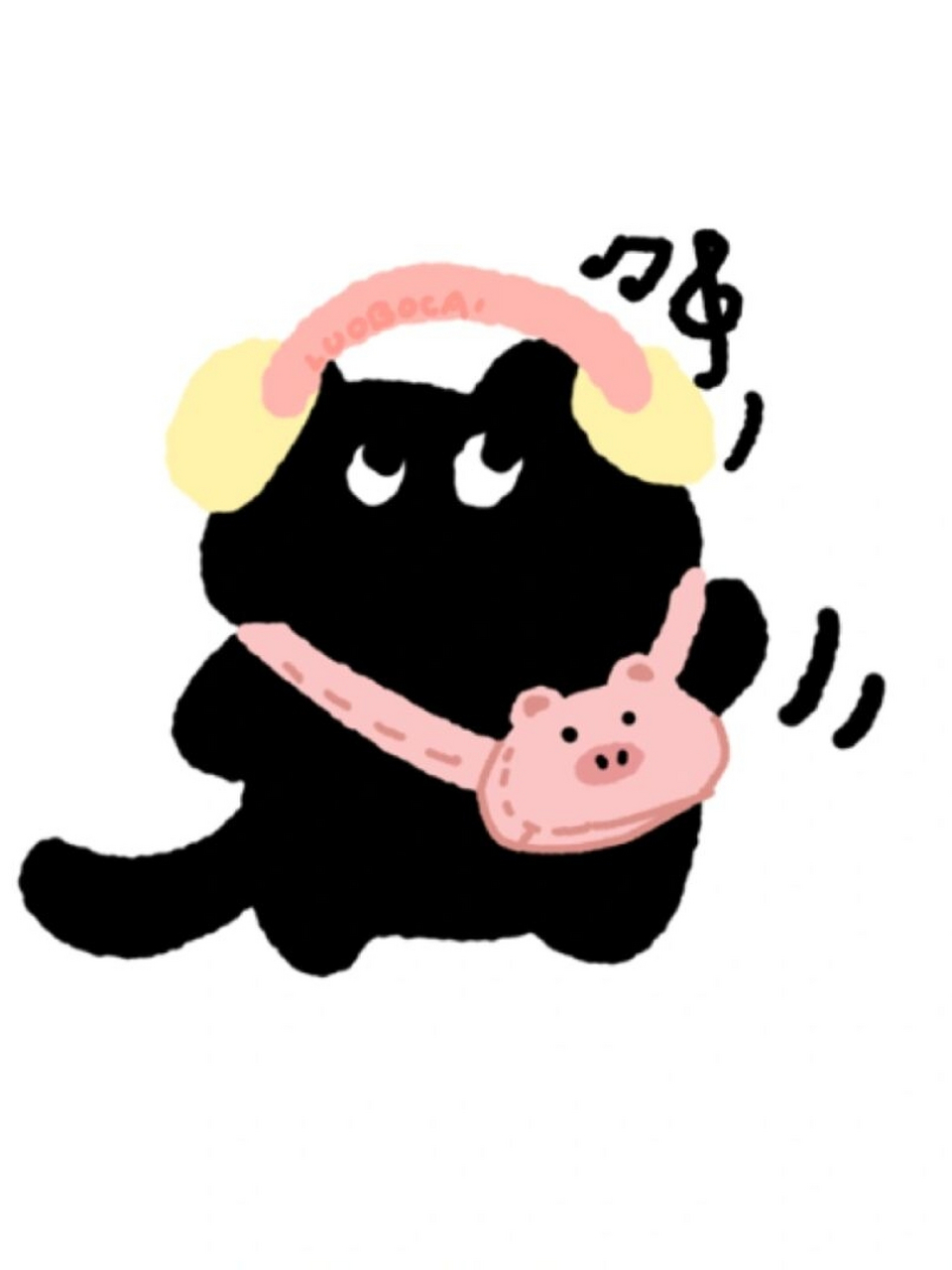 是黑猫猫时装秀版小头像  想画一期黑不溜秋,黑不溜秋狗,黑不溜秋猫