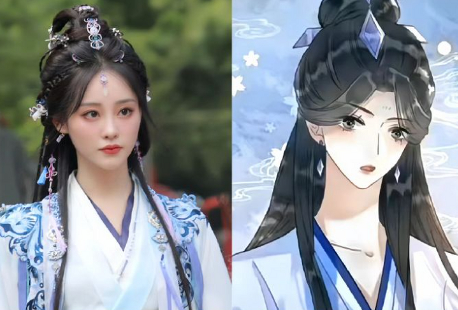 祝绪丹永夜星河慕瑶路透,大家觉得这妆造咋样呢? #祝绪丹