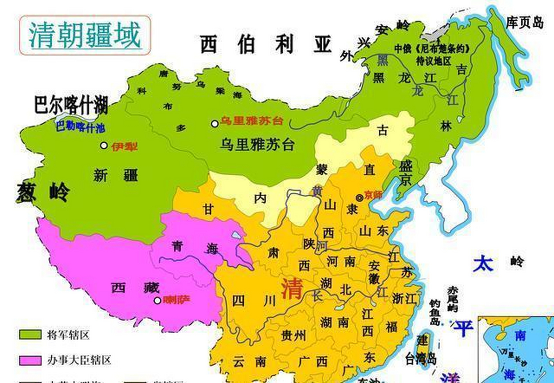 元朝疆土领域图图片