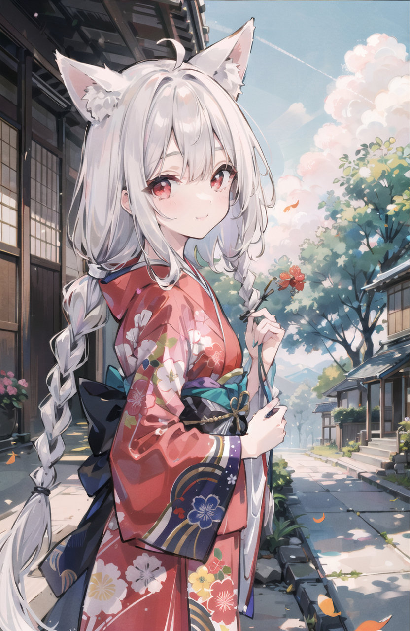 狐耳娘少女[期待] #二次元