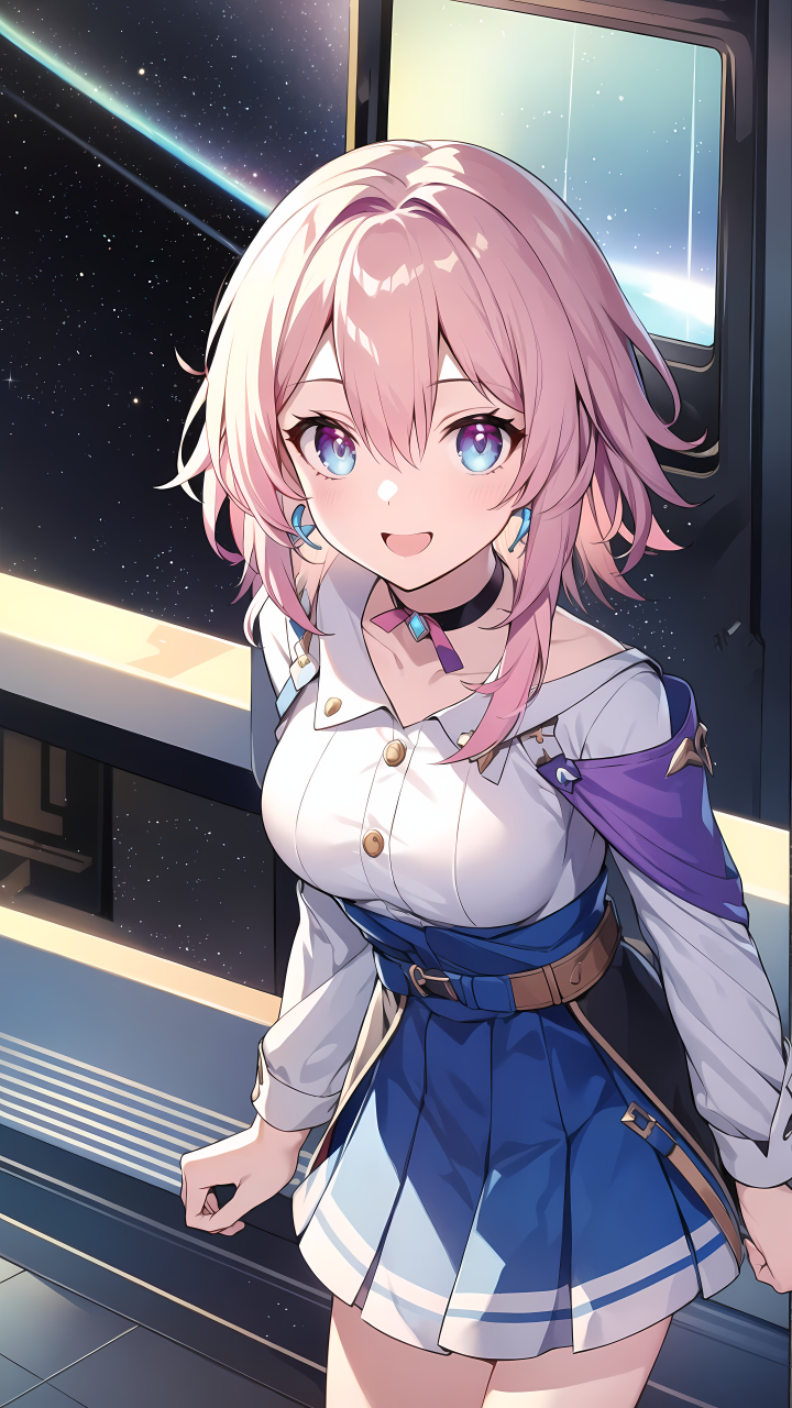 《崩坏:星穹铁道》竖屏壁纸美图!第二波 三月七我想做你的狗!