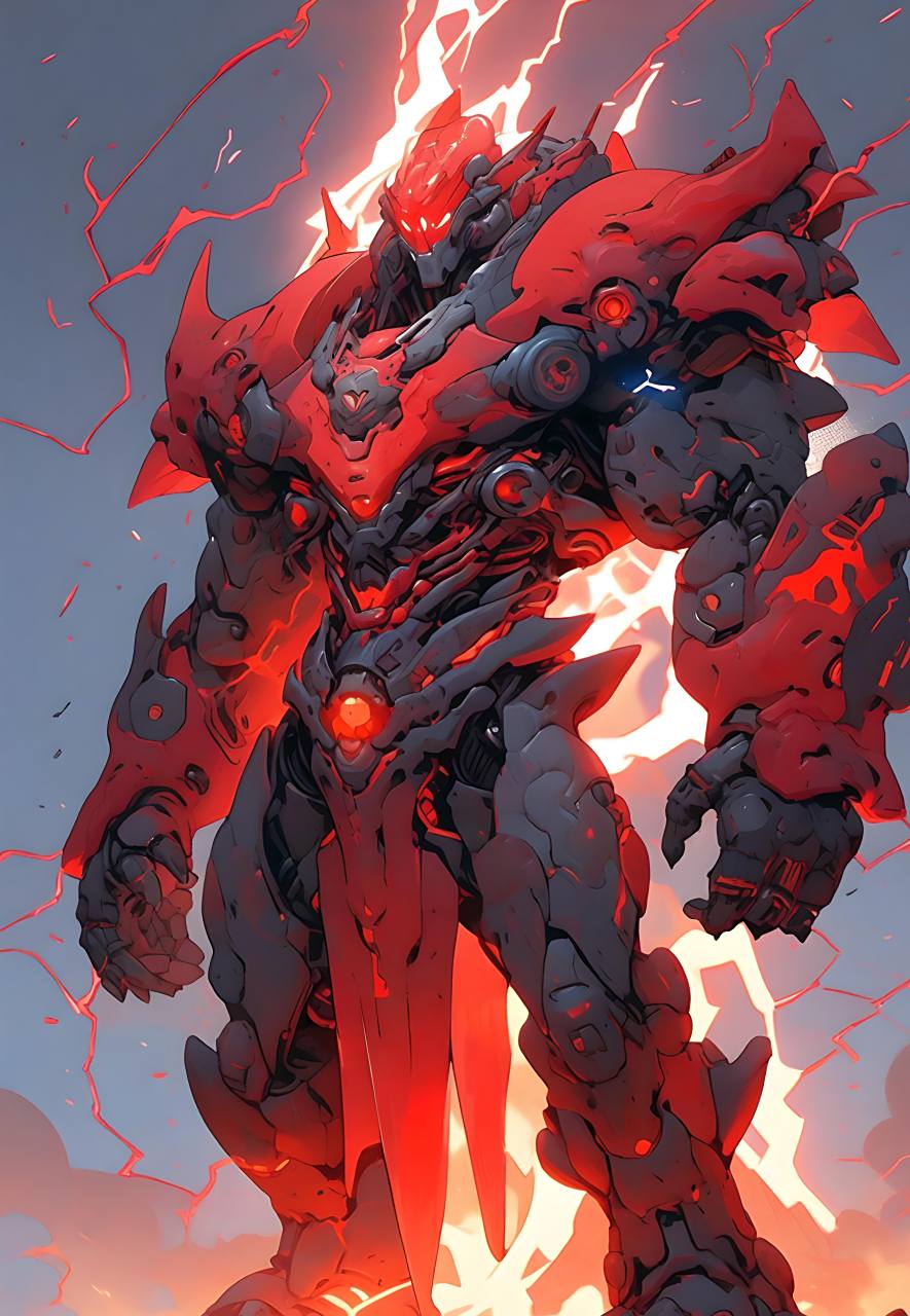 a绘65,#机甲##图片##动漫头像和壁纸##二次元##蜥蜴