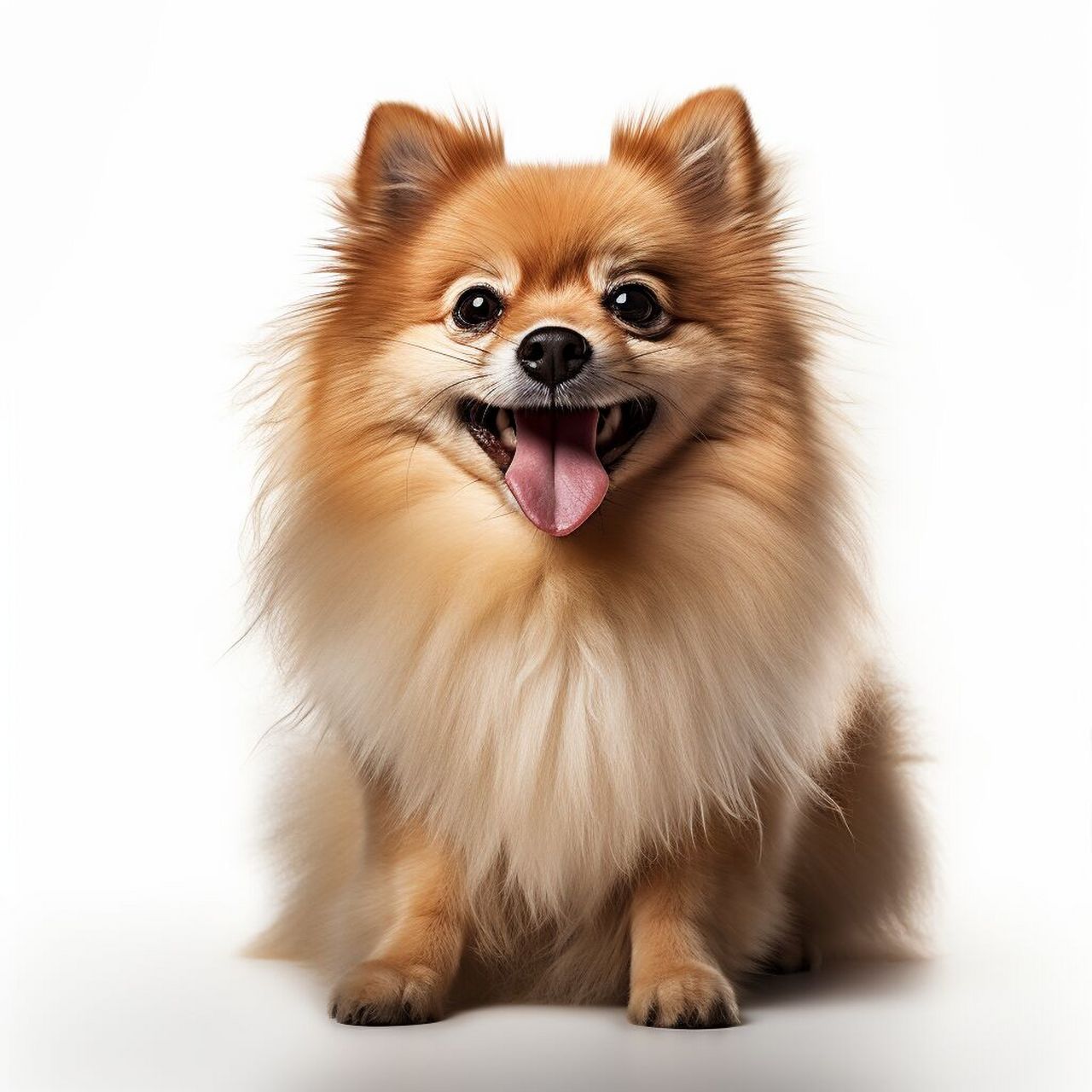 宠物小狗 白底背景