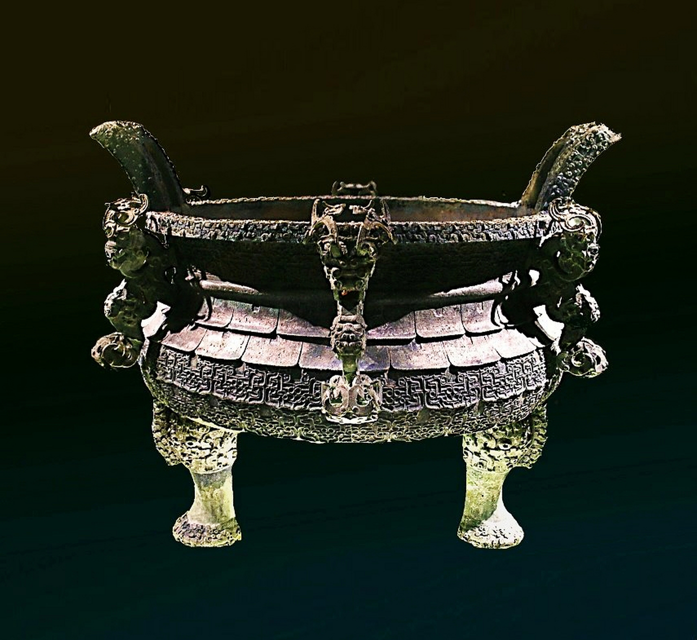 青铜器# 这是上海博物馆收藏的一组商周时期的青铜器.