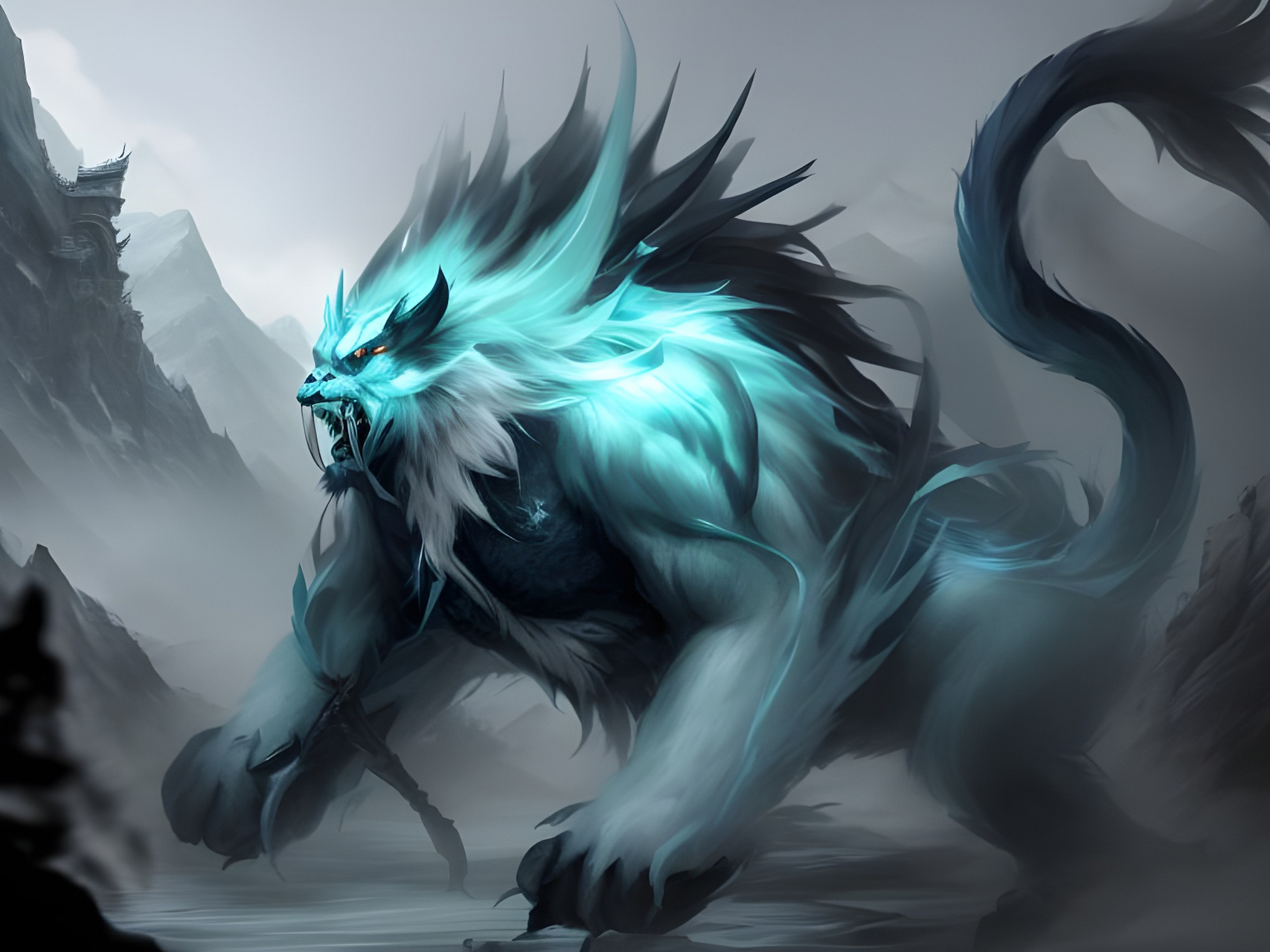 朱厌 (zhū yàn)又叫朱猿,是上古时期的一种凶兽,它毛发干净,身形与