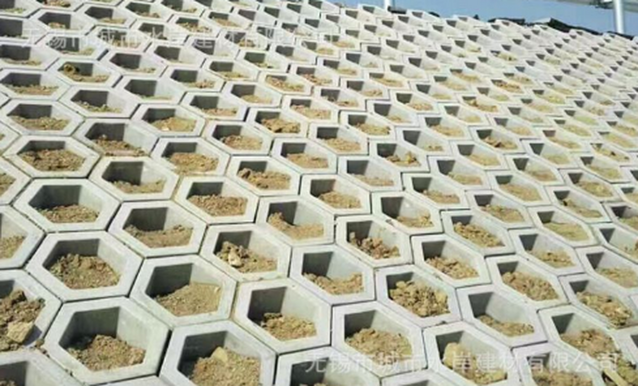 护坡砖# #鑫建水泥制品#  护坡砖是一种常见的道路建材,用途广泛.