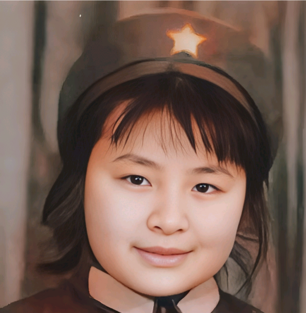 对越反击战牺牲的郭容容烈士.