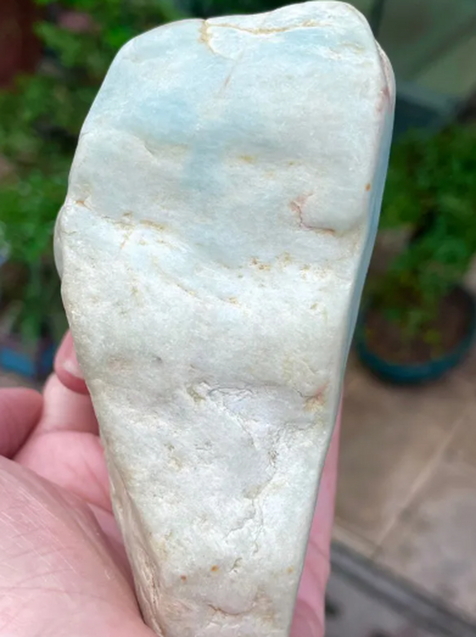 点击头像看直播##翡翠原石#木那,375克,经典包浆皮,皮壳自然形成包浆
