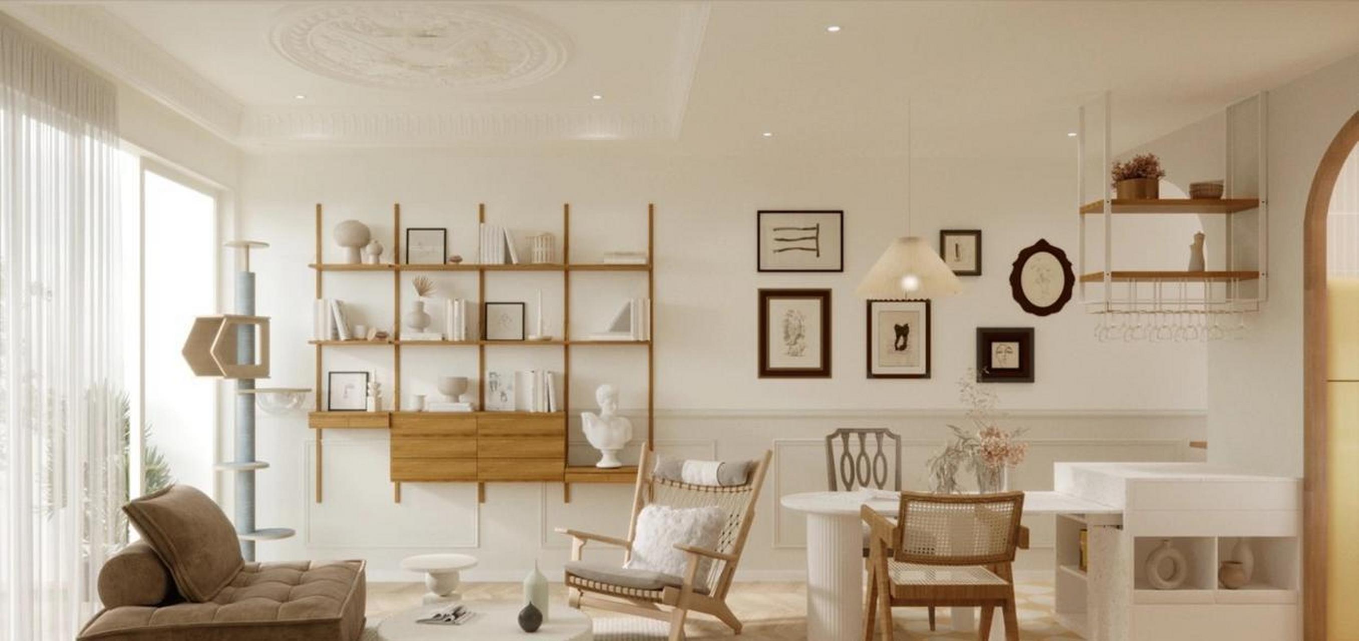 新加坡轻复古 整体法式中带点复古风格的效果     #10月创作激励计划