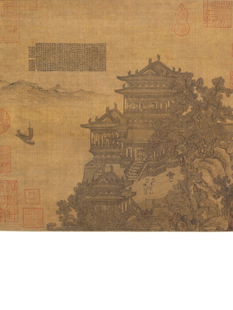 国画分享95|界画大师夏永的滕王阁