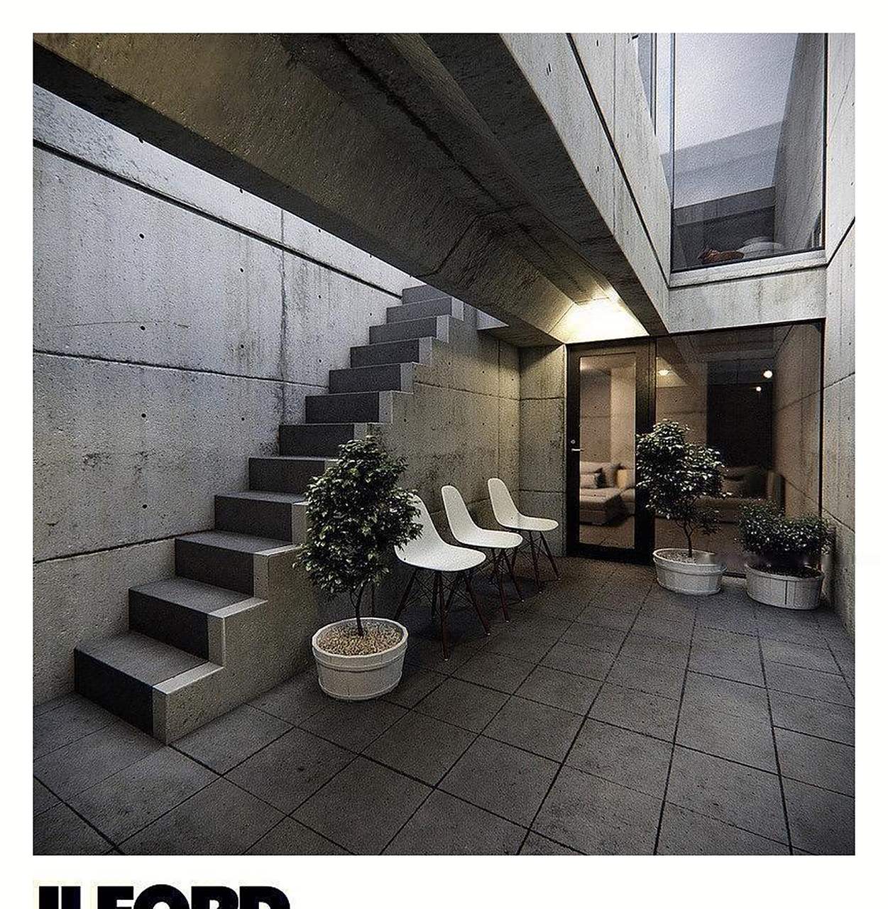 住吉的长屋也被称为排屋; 是自学成才的建筑师安藤忠雄的首批作品之一