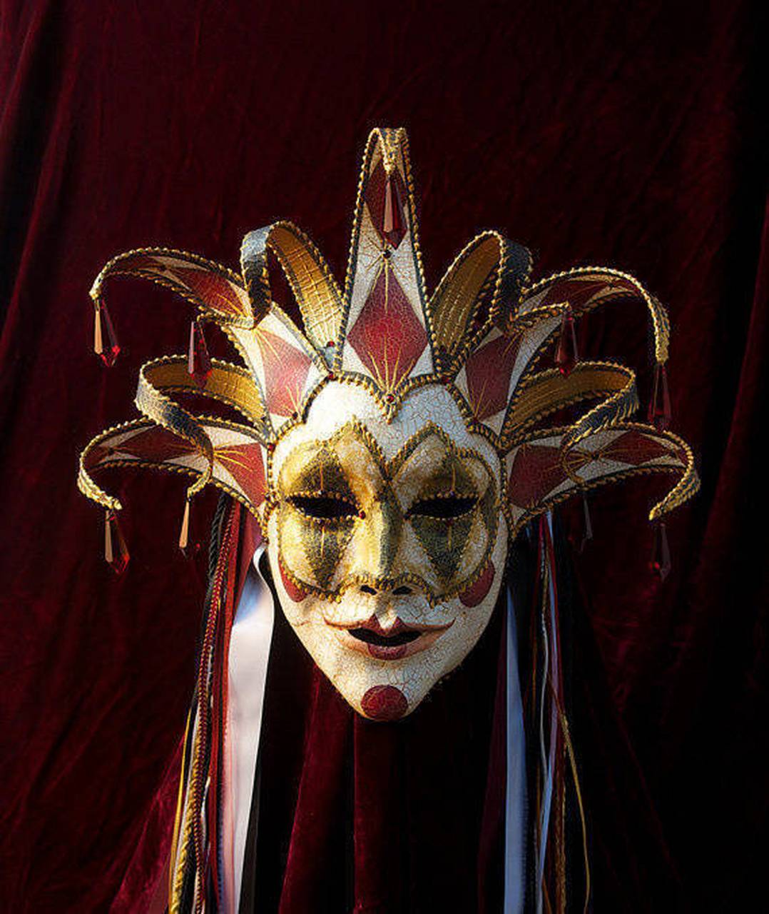 威尼斯小丑面具 676767 #绘画欣赏