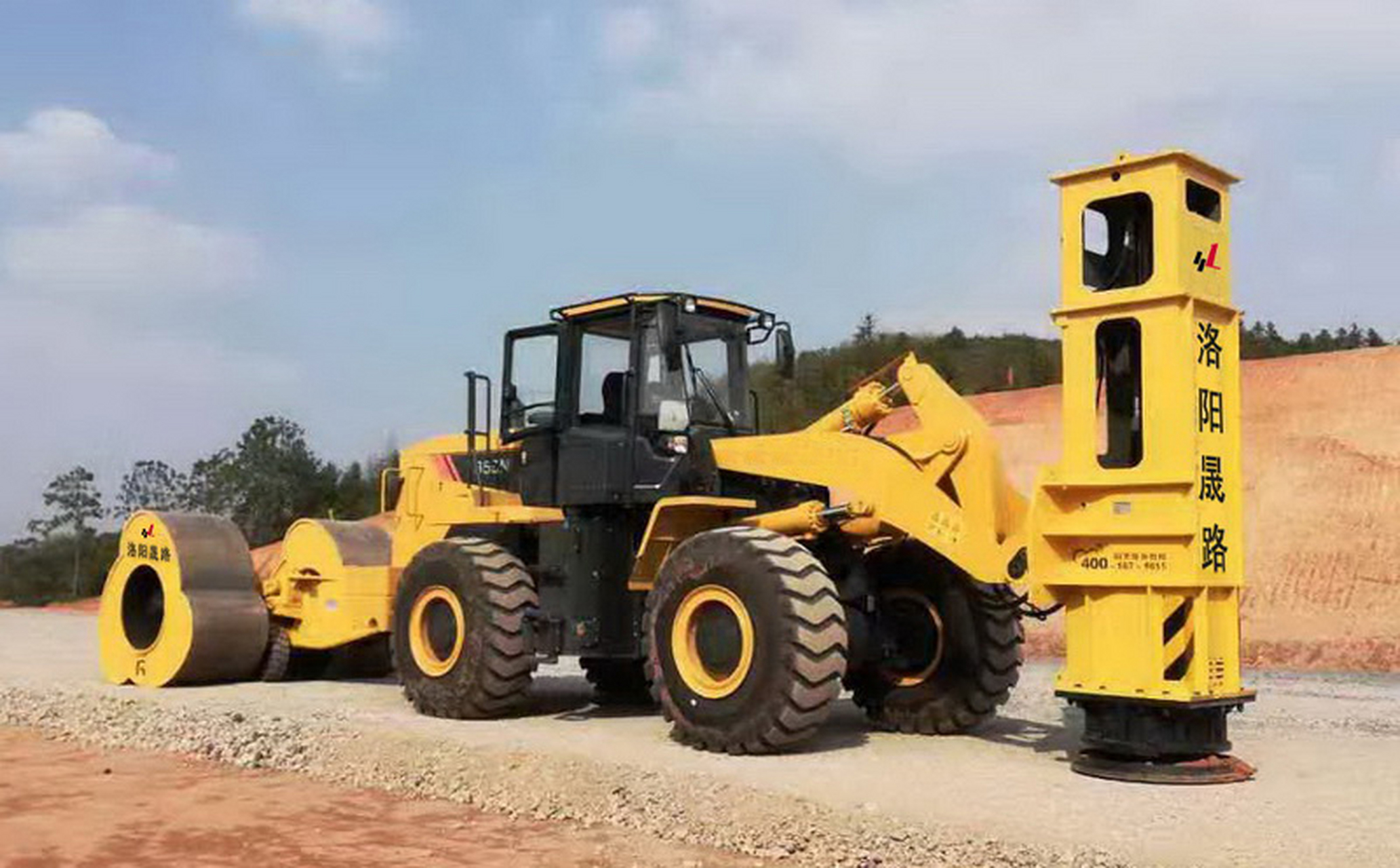 液压夯实机,垃圾压实机,装载机液压夯实机#液压夯##夯实机##工程机械