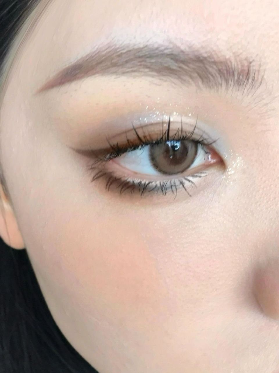 莫兰迪色系灰蓝冷棕截断式 莫兰迪色系好好看欧 这个baby blue眼线笔