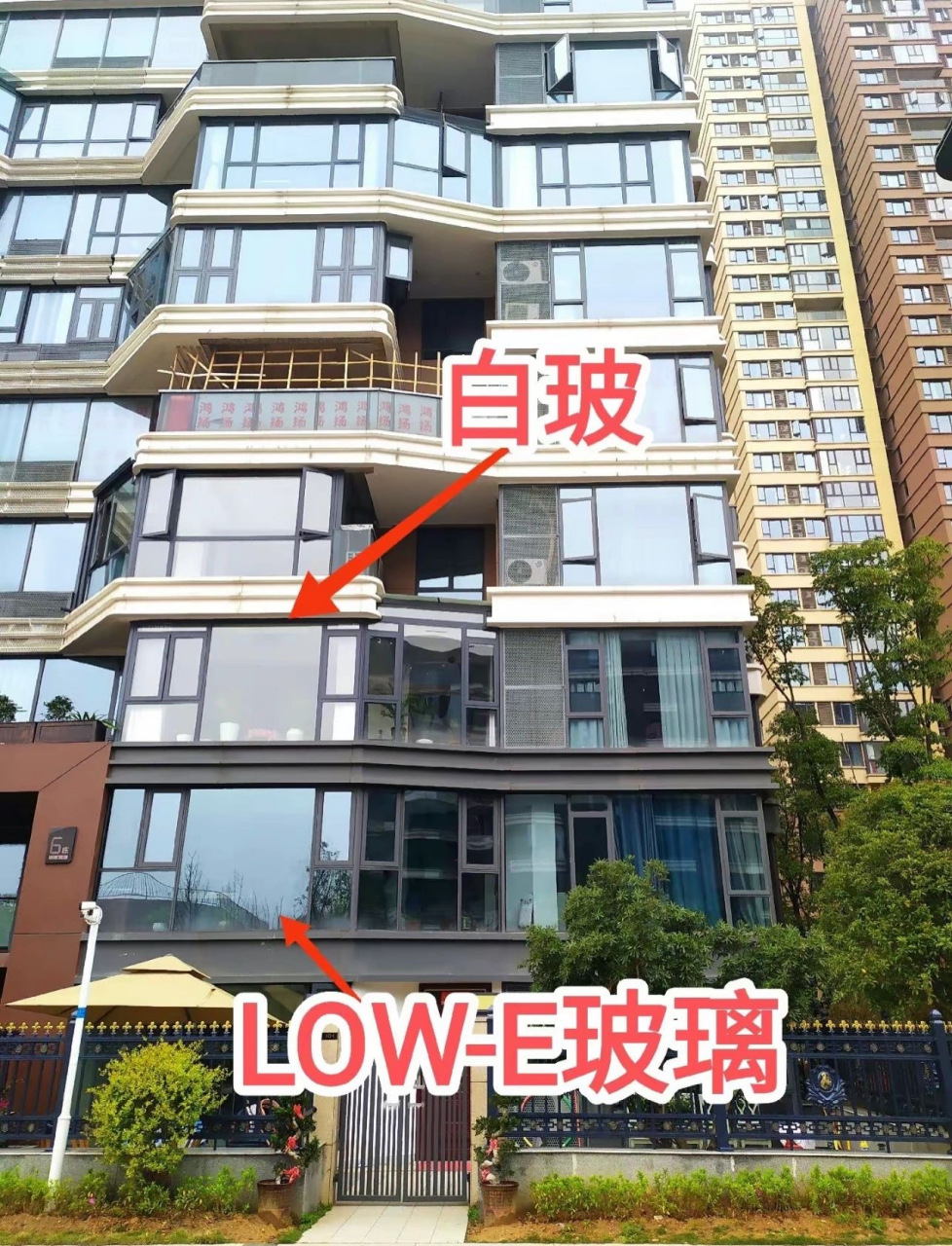 这二天在选系统窗,再考虑用不用low-e玻璃我家住在25楼, 前面无楼层