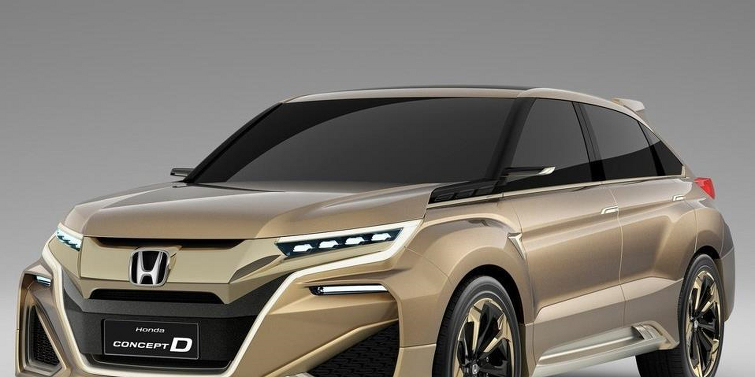 这款本田concept d汽车从整体外观上看,拥有着令人惊艳的高颜值,并且