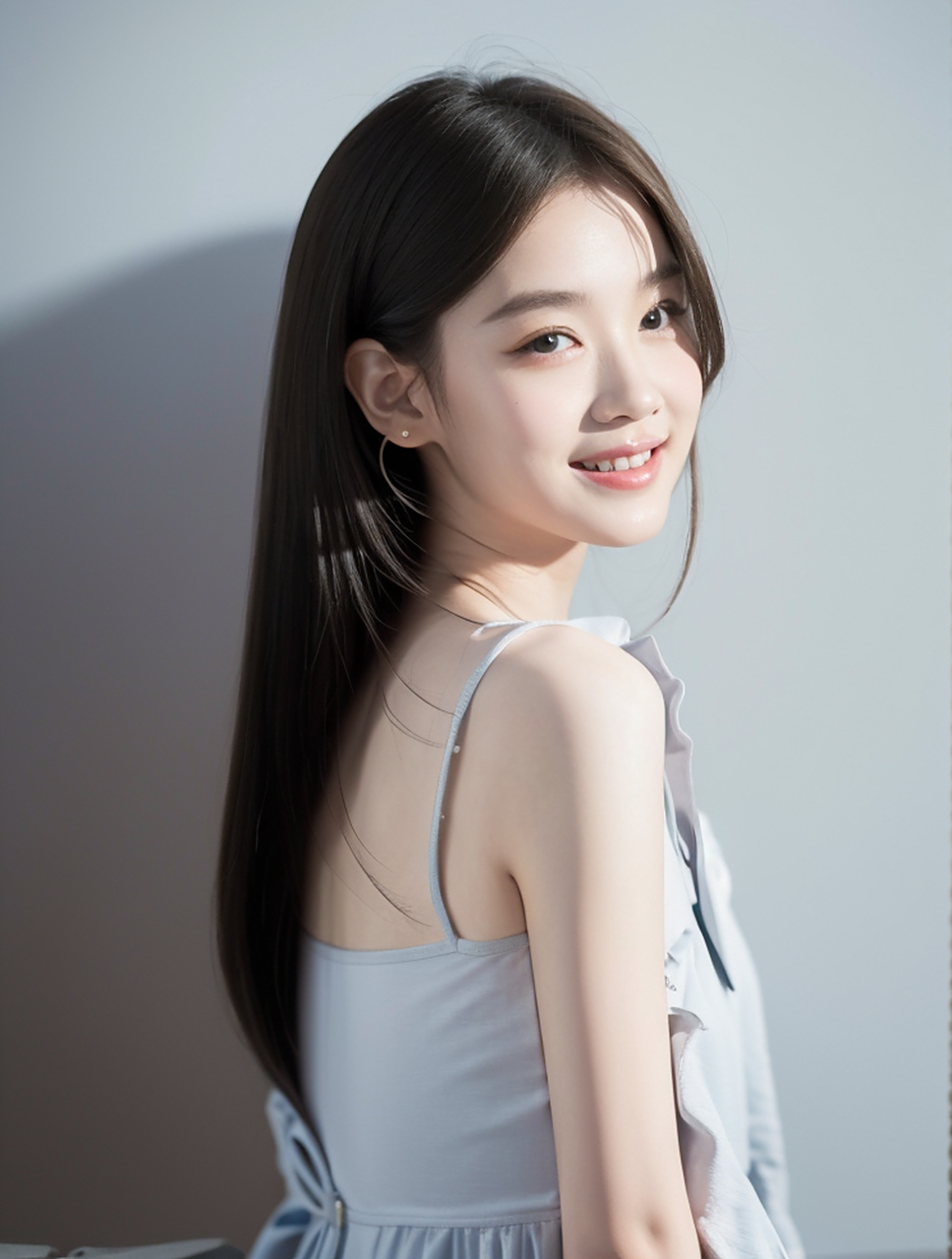 长发气质美女艺术照,清纯美少女高清壁纸#美女# #养眼美女